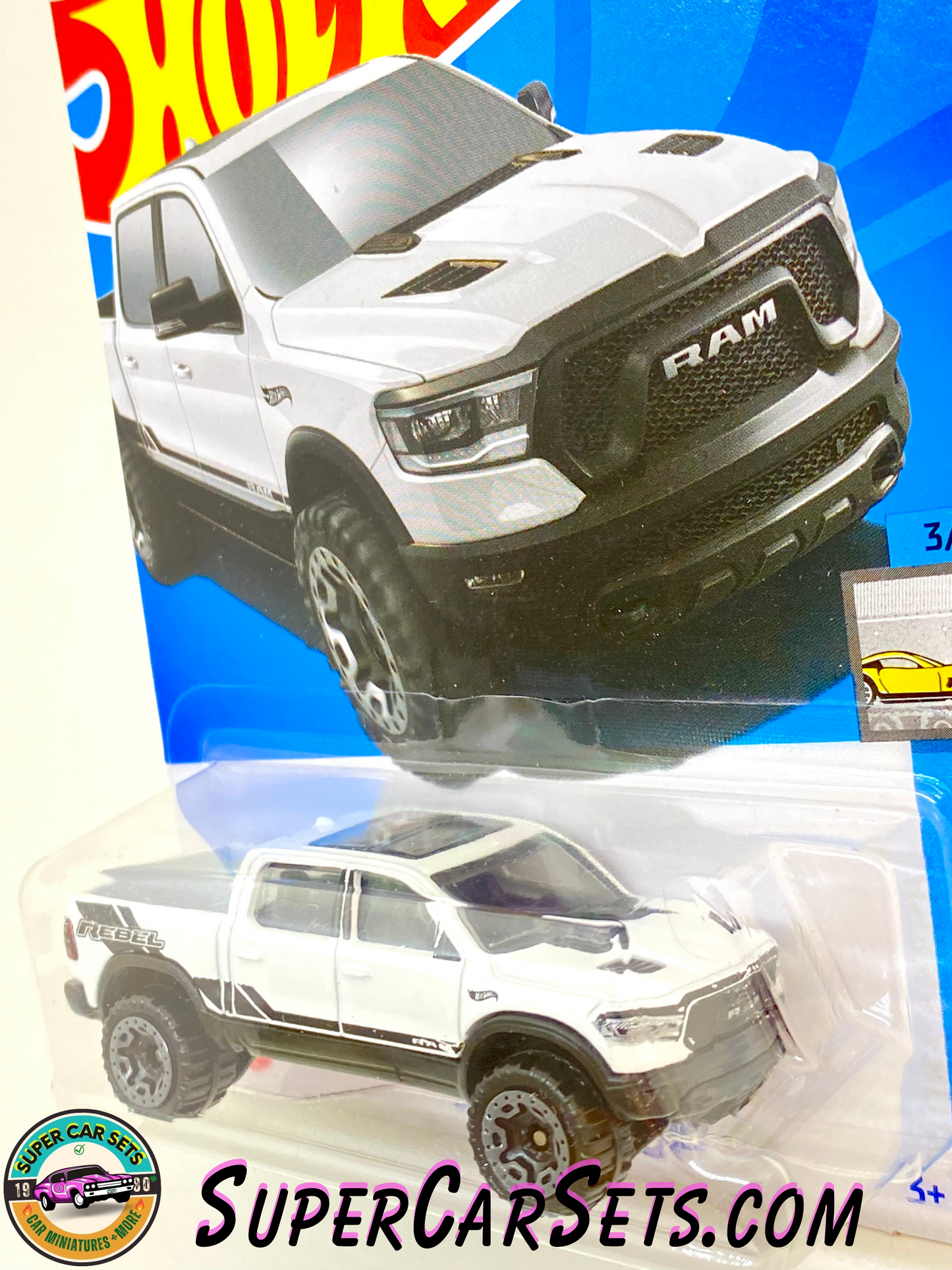 2020 RAM 1500 Rebel (white colour) - Hot Wheels Factory Fresh 2024 (3/10) (24/250)