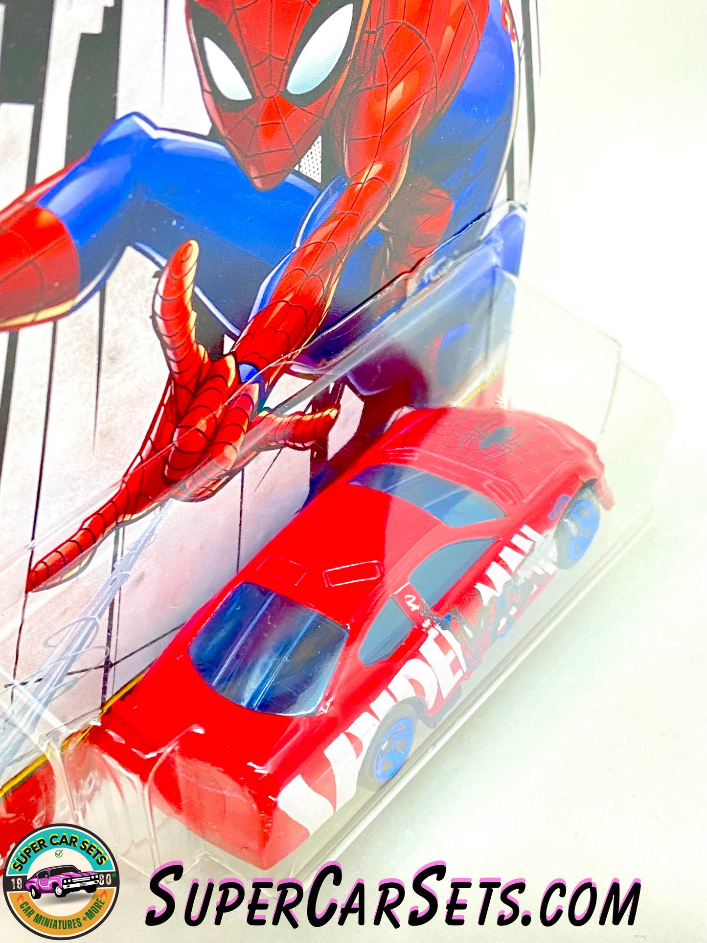 Spider-Man (1/5) - Dodge Charger Stock Car (HDG74) - Hot Wheels Marvel