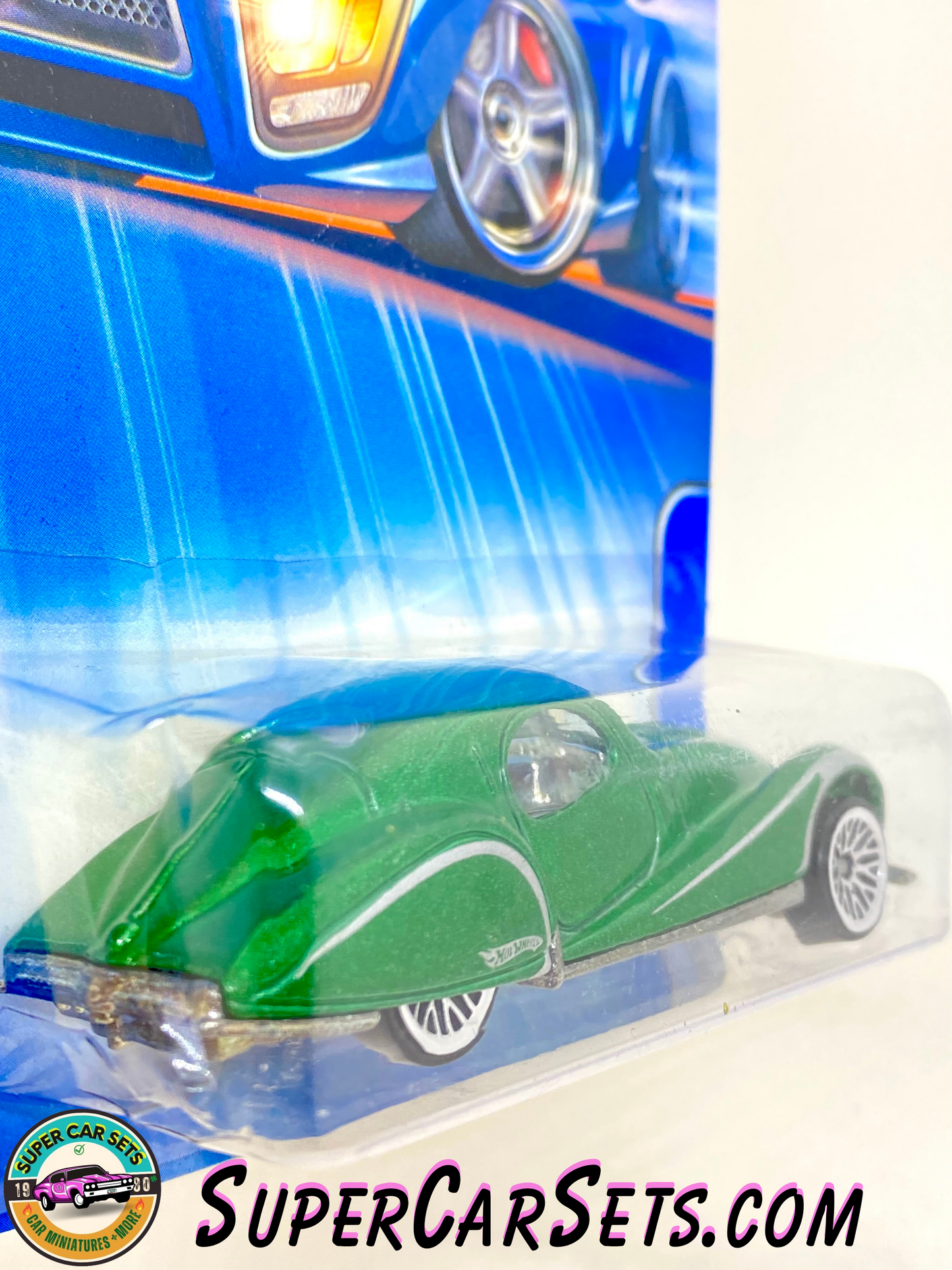 Hot Wheels (Year launched 2005) - Talbot Lago (#157) (24/50) (green colour) (Card Cracked)