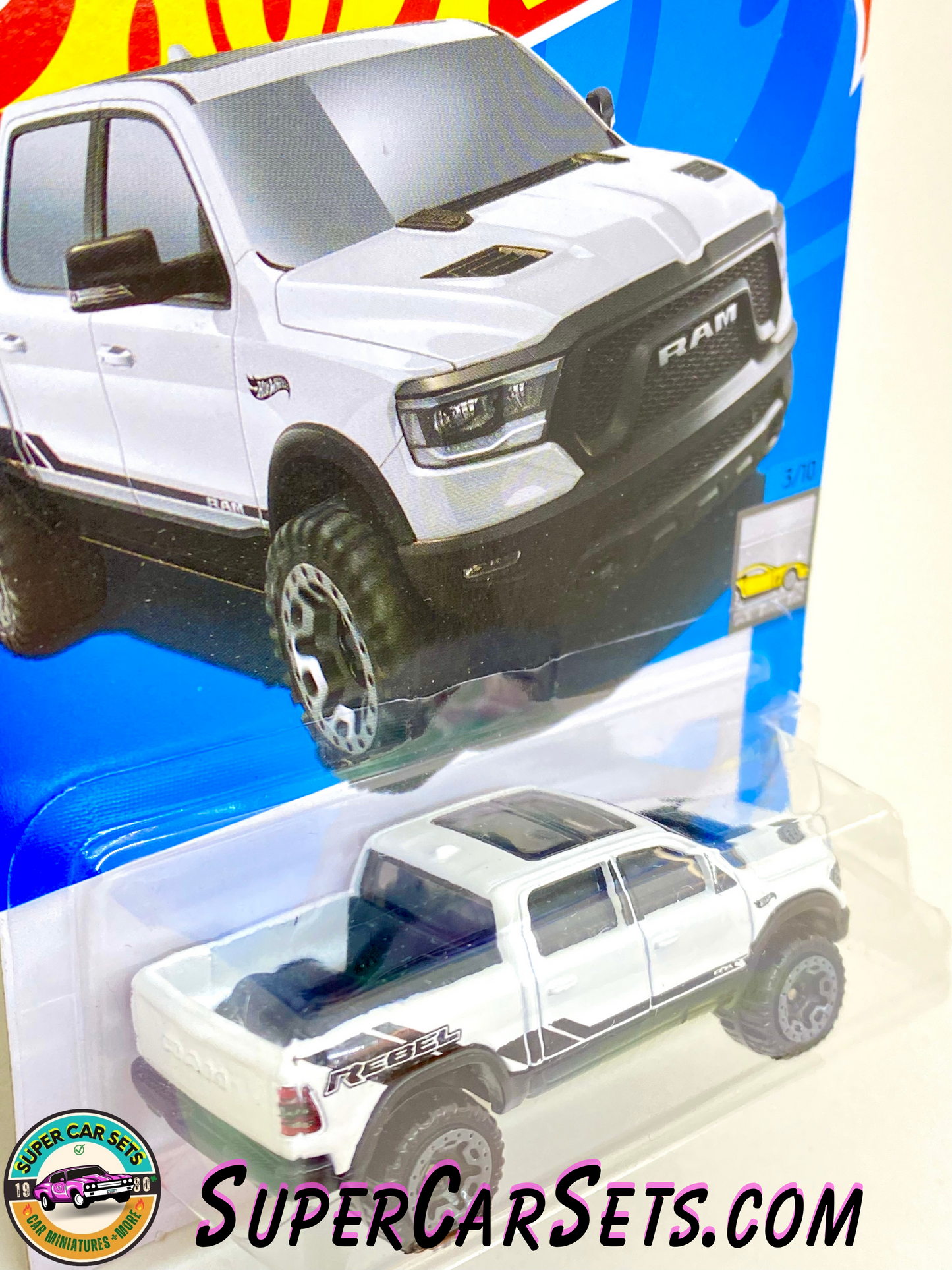 2020 RAM 1500 Rebel (white colour) - Hot Wheels Factory Fresh 2024 (3/10) (24/250)