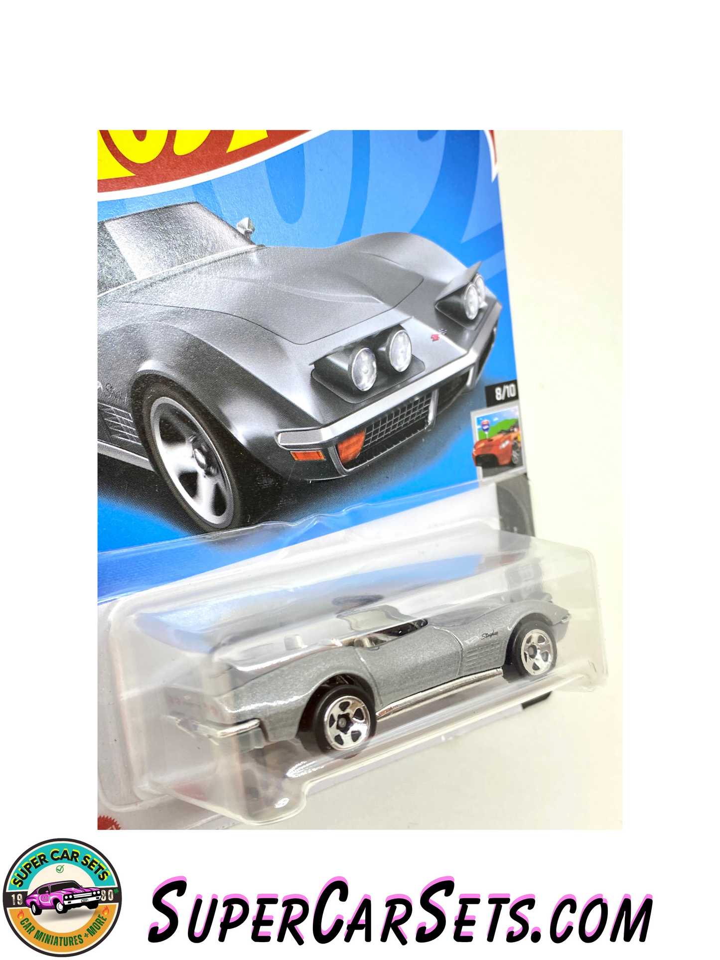 72 Stingray Convertible (silver colour) - Hot Wheels HW Roadsters - 2023 (8/10) (132/250)