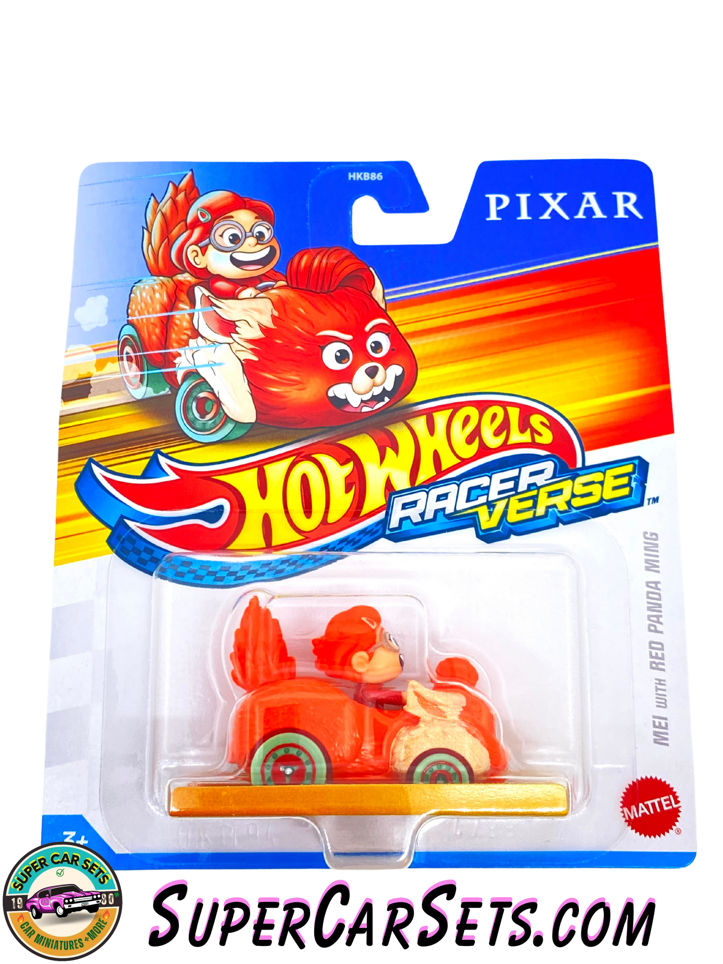 Hot Wheels Racer Verse  Mei with Red Panda Ming (card slightly bent)