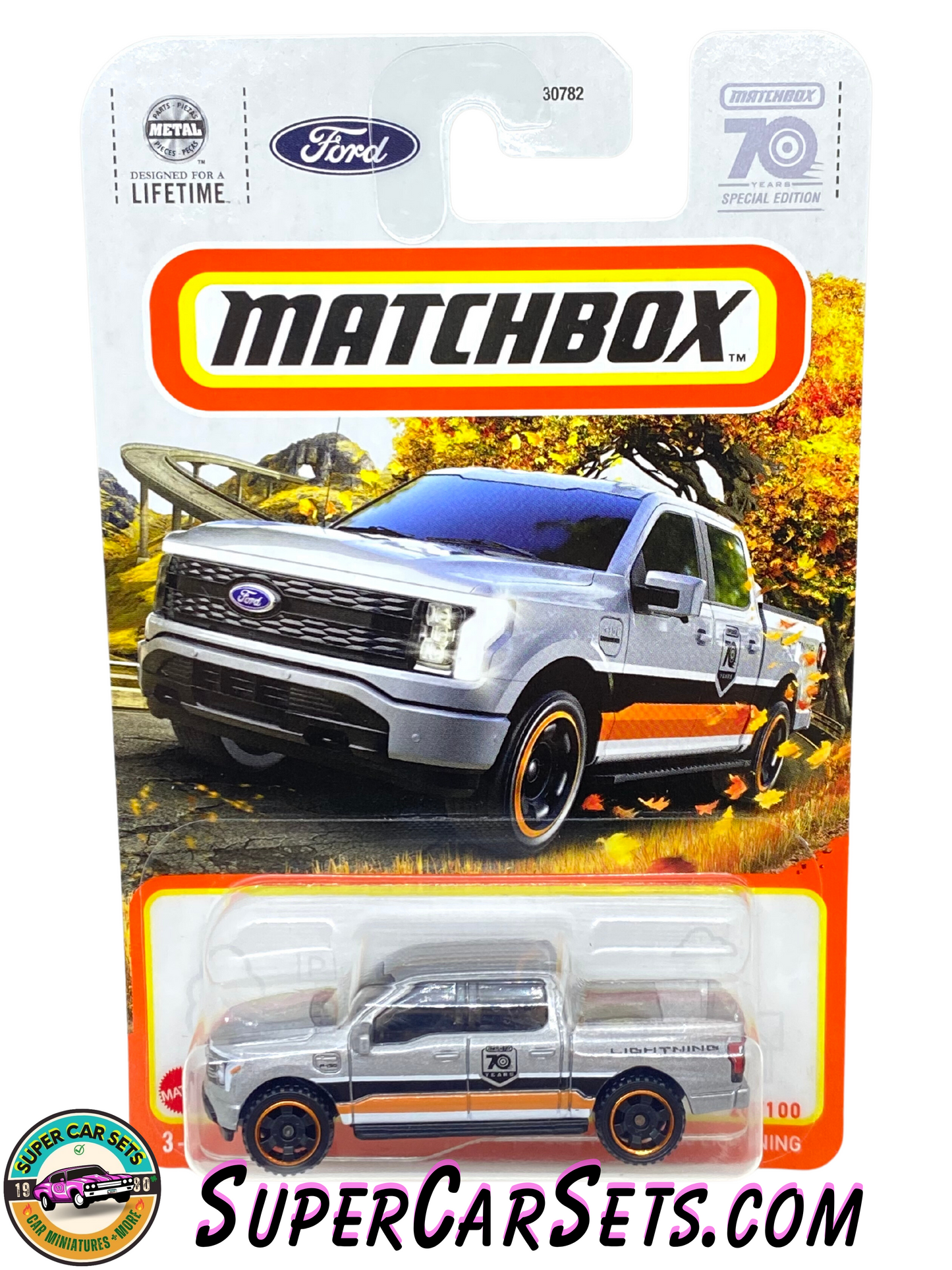 Matchbox 70 Years Special Edition - (20/100) 2022 Ford F-150 Lightning (Silver)