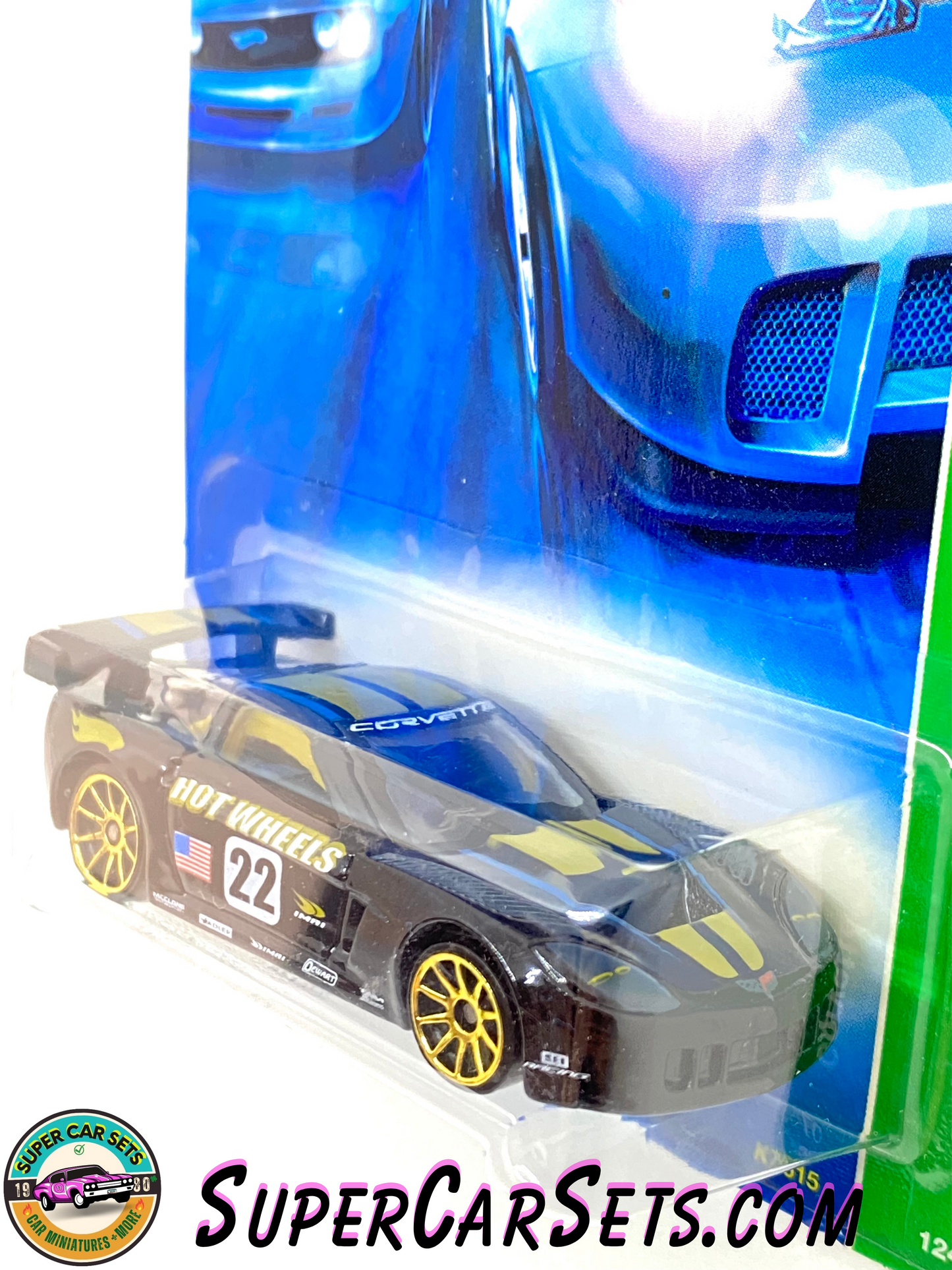 Hot Wheels - Mainline - Treasure Hunts 2007 - Corvette C6R (4/12) (124/180)