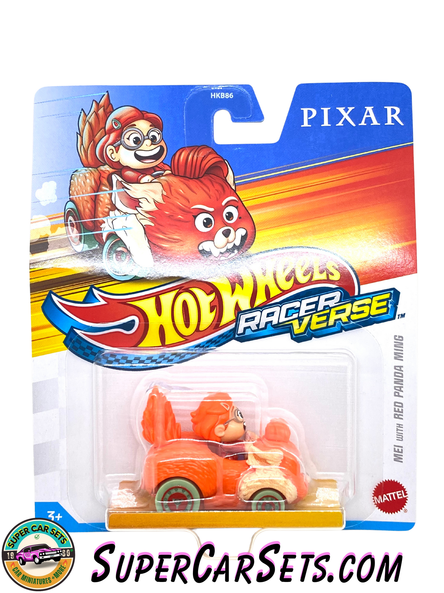 Hot Wheels Racer Verse  Mei with Red Panda Ming (card slightly bent)