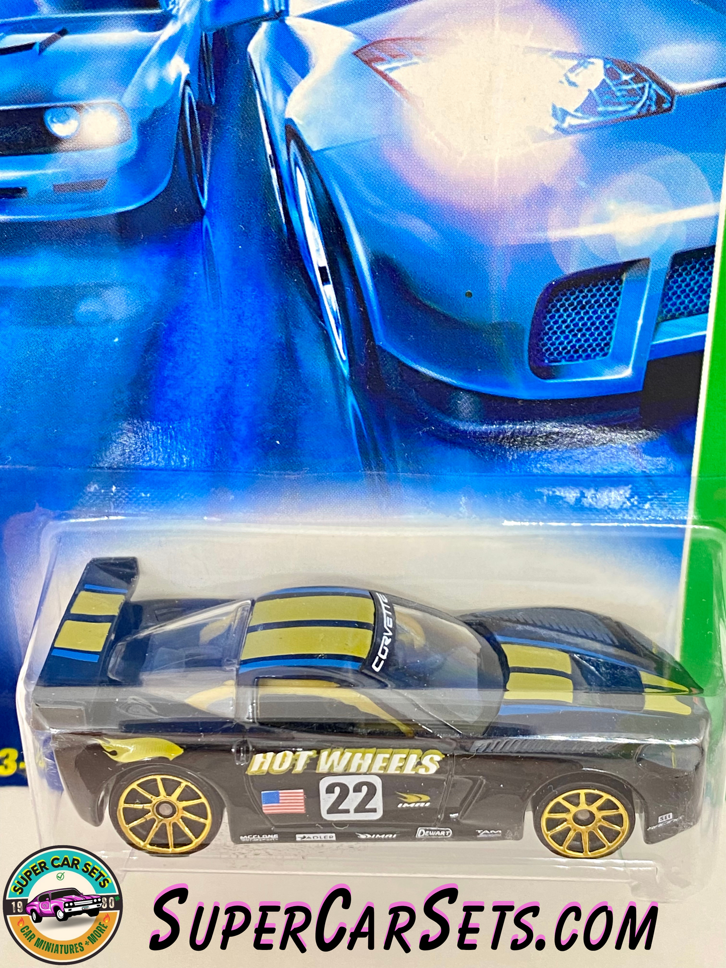 Hot Wheels - Mainline - Treasure Hunts 2007 - Corvette C6R (4/12) (124/180)