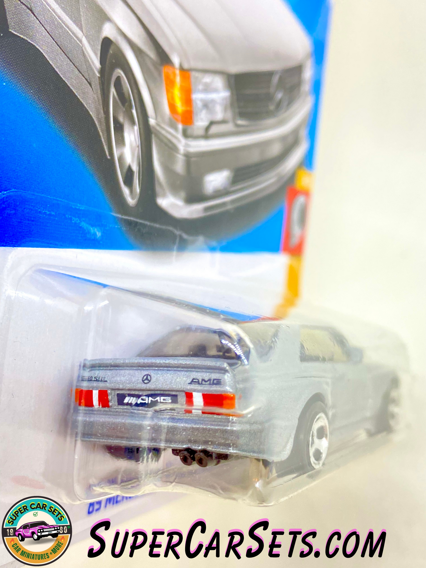 89 Mercedes-Benz 560 SEC AMG (silver colour) - Hot Wheels HW Turbo 2024 (4/5) (150/250)