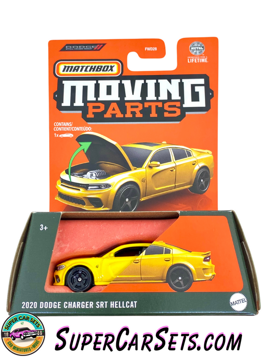 2020 Dodge Charger SRT Hellcat (yellow colour) - Matchbox Moving Parts