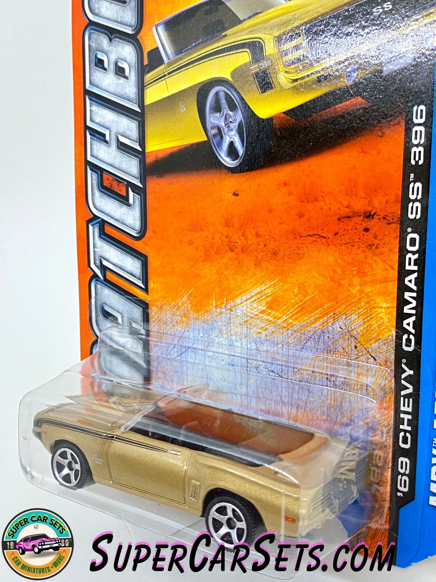 69 Chevy Camaro SS 396 (Y0936-0719) (Year launched 2013) - Matchbox MBX Adventure City 2013