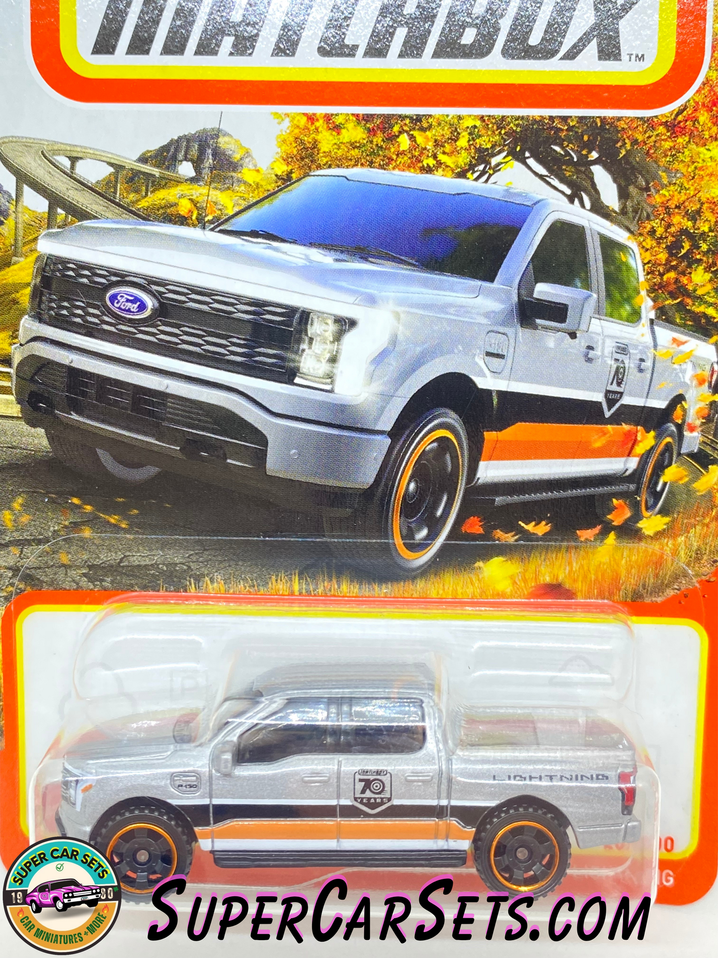 Matchbox 70 Years Special Edition - (20/100) 2022 Ford F-150 Lightning (Silver)