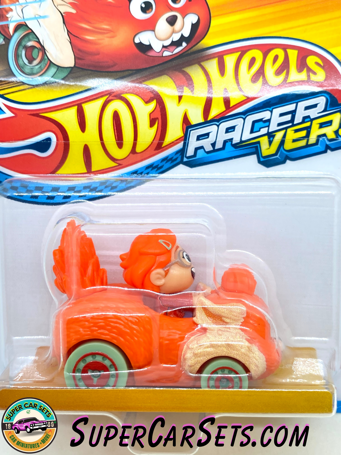 Hot Wheels Racer Verse  Mei with Red Panda Ming (card slightly bent)