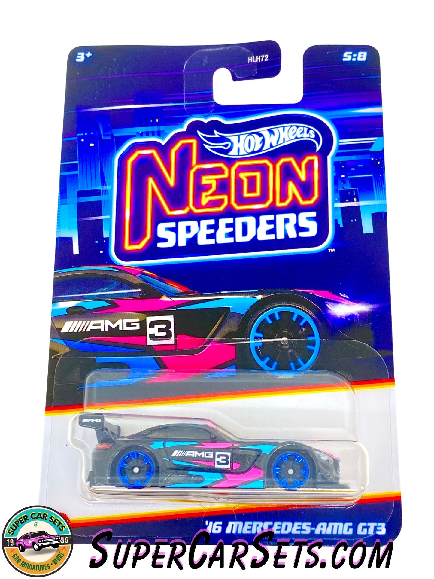 Hot Wheels Neon Speeders (5/8) - ’16 Mercedes-AMG GT3