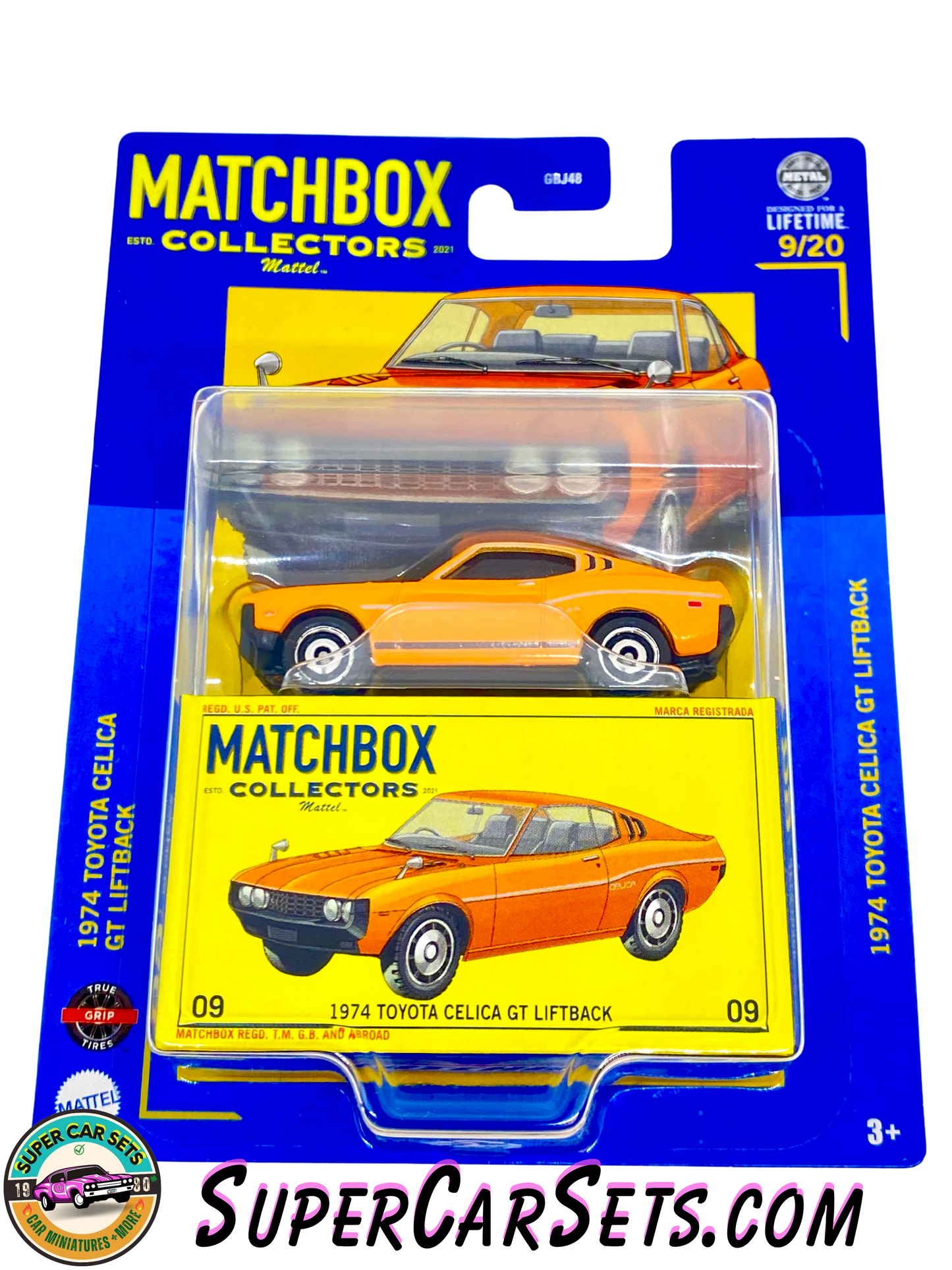 1974 Toyota Celica GT Liftback - Matchbox Collectors 9/20