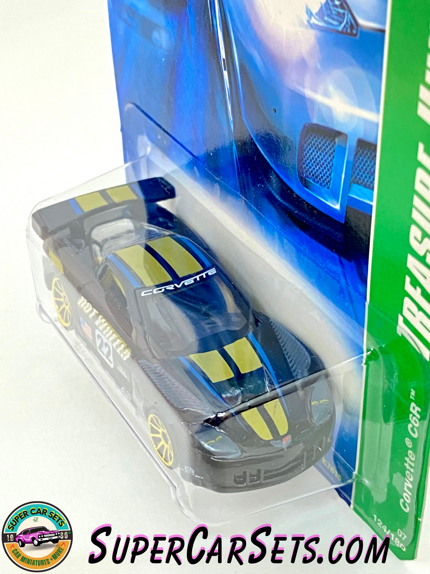 Hot Wheels - Mainline - Treasure Hunts 2007 - Corvette C6R (4/12) (124/180)