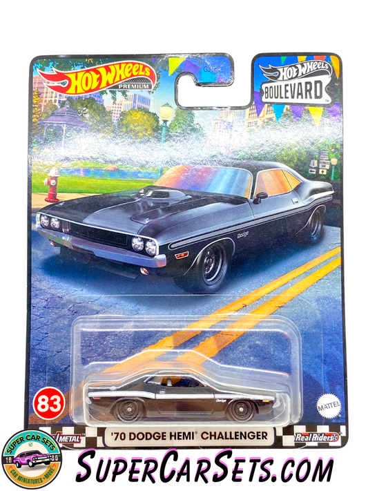 70 Dodge Hemi Challenger - Hot Wheels Premium Boulevard #83