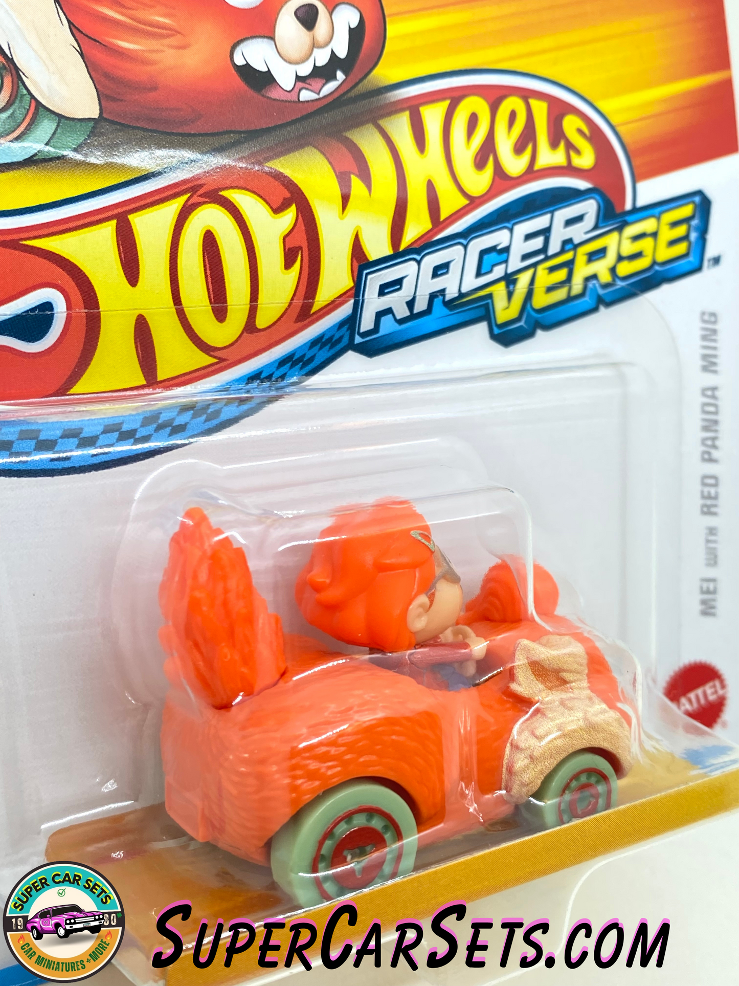 Hot Wheels Racer Verse  Mei with Red Panda Ming (card slightly bent)