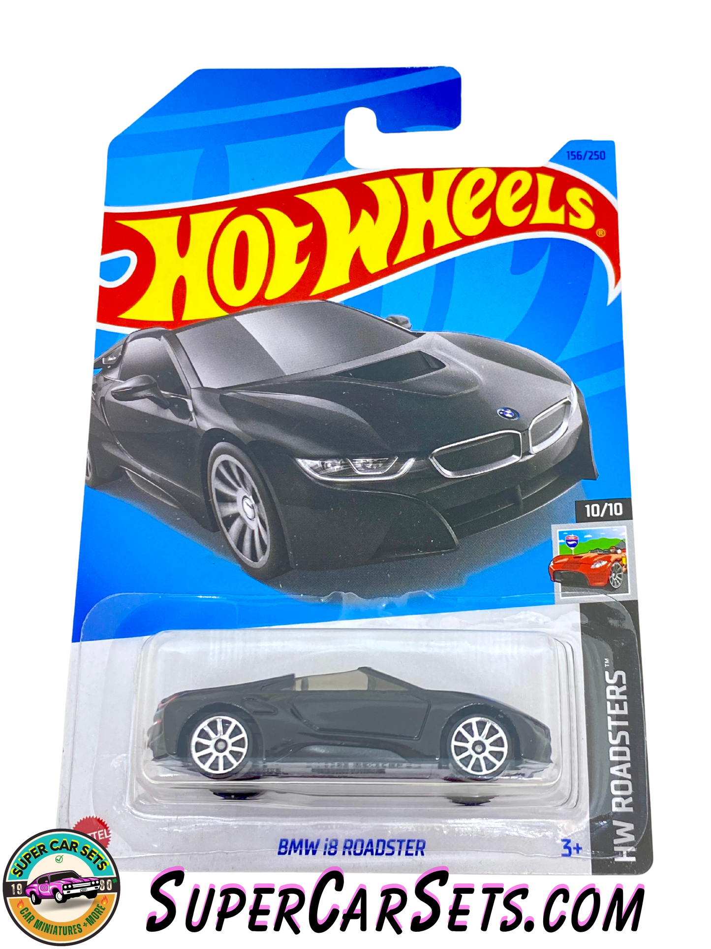 BMW i8 Roadster (black colour) - Hot Wheels HW Roadsters - 2023 (10/10) (156/250)