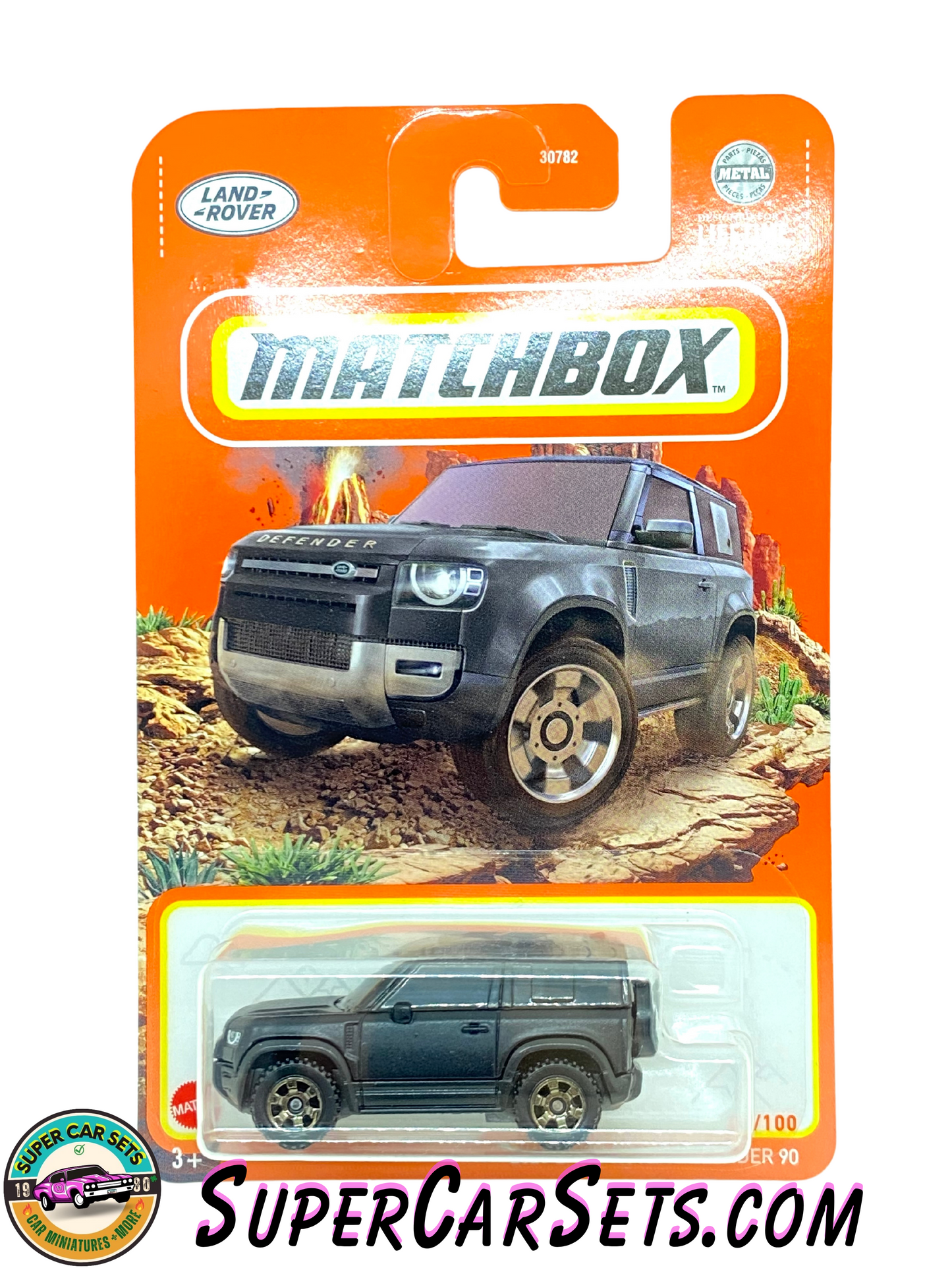 2020 Land Rover Defender 90 (black colour) (61/100) - Matchbox