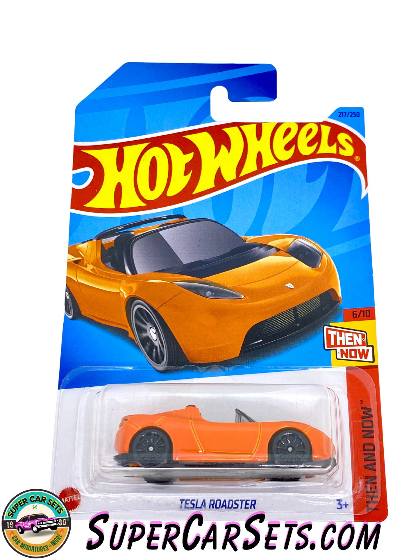 Tesla Roadster (orange colour) - Hot Wheels Then and Now - 2023 (6/10) (217/250)