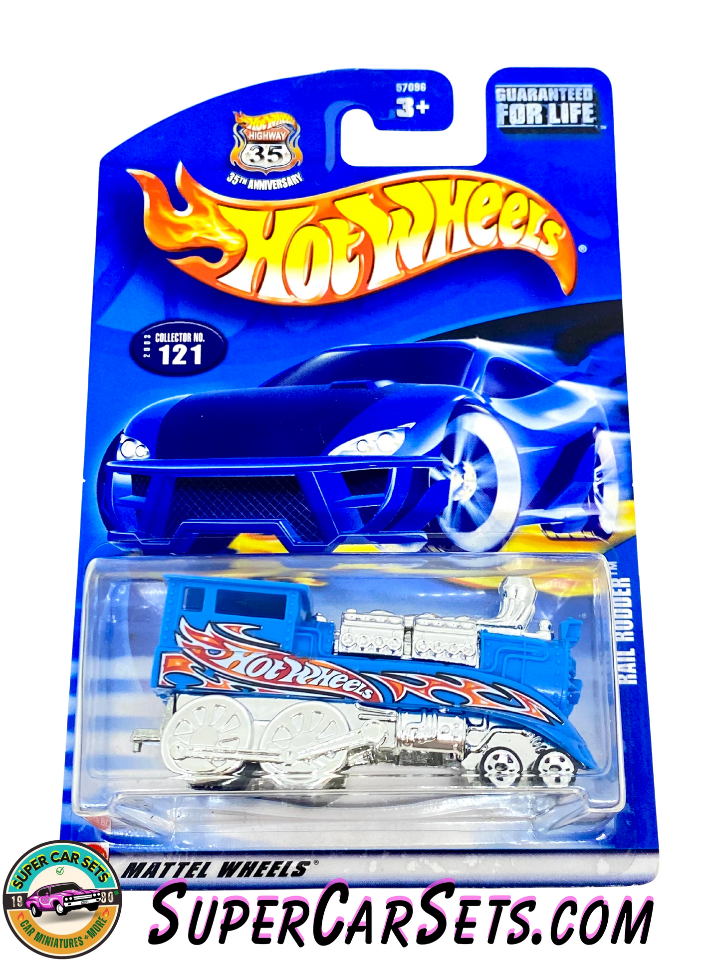 Hot Wheels (Year launched 2003) - Rail Rodder (#121) (#57096)