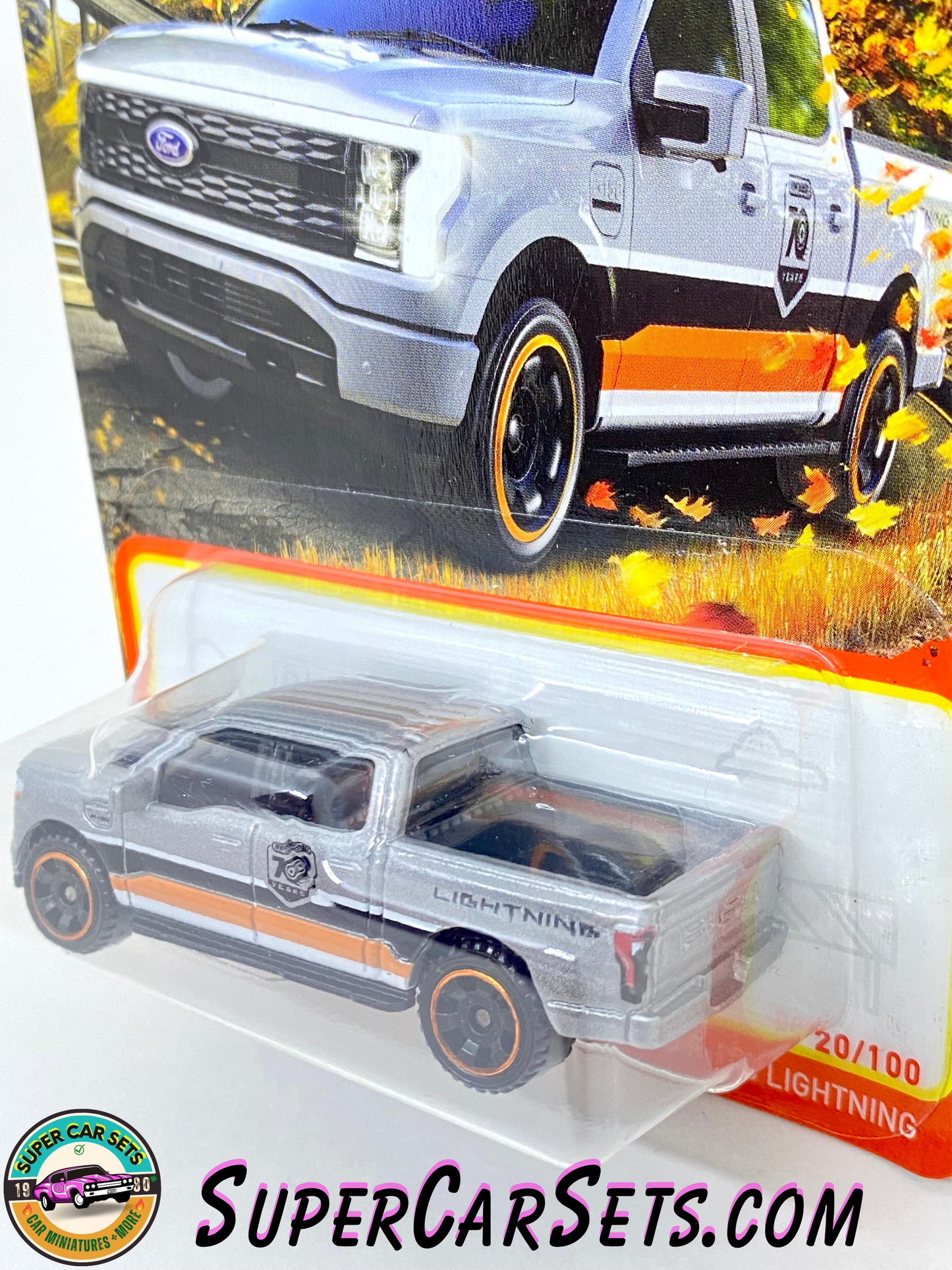 Matchbox 70 Years Special Edition - (20/100) 2022 Ford F-150 Lightning (Silver)