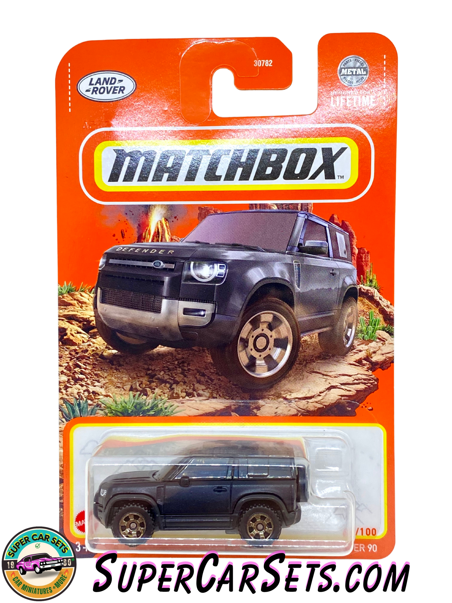 2020 Land Rover Defender 90 (black colour) (61/100) - Matchbox