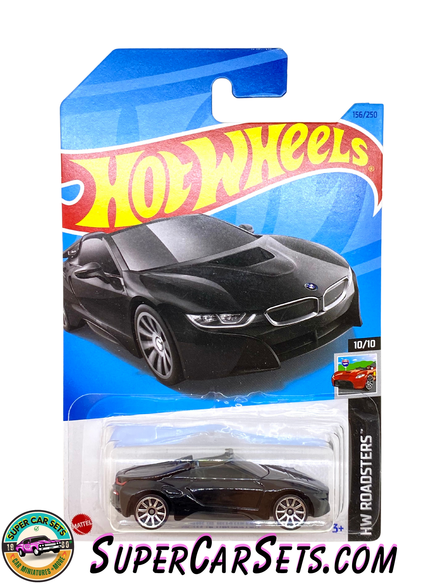 BMW i8 Roadster (black colour) - Hot Wheels HW Roadsters - 2023 (10/10) (156/250)