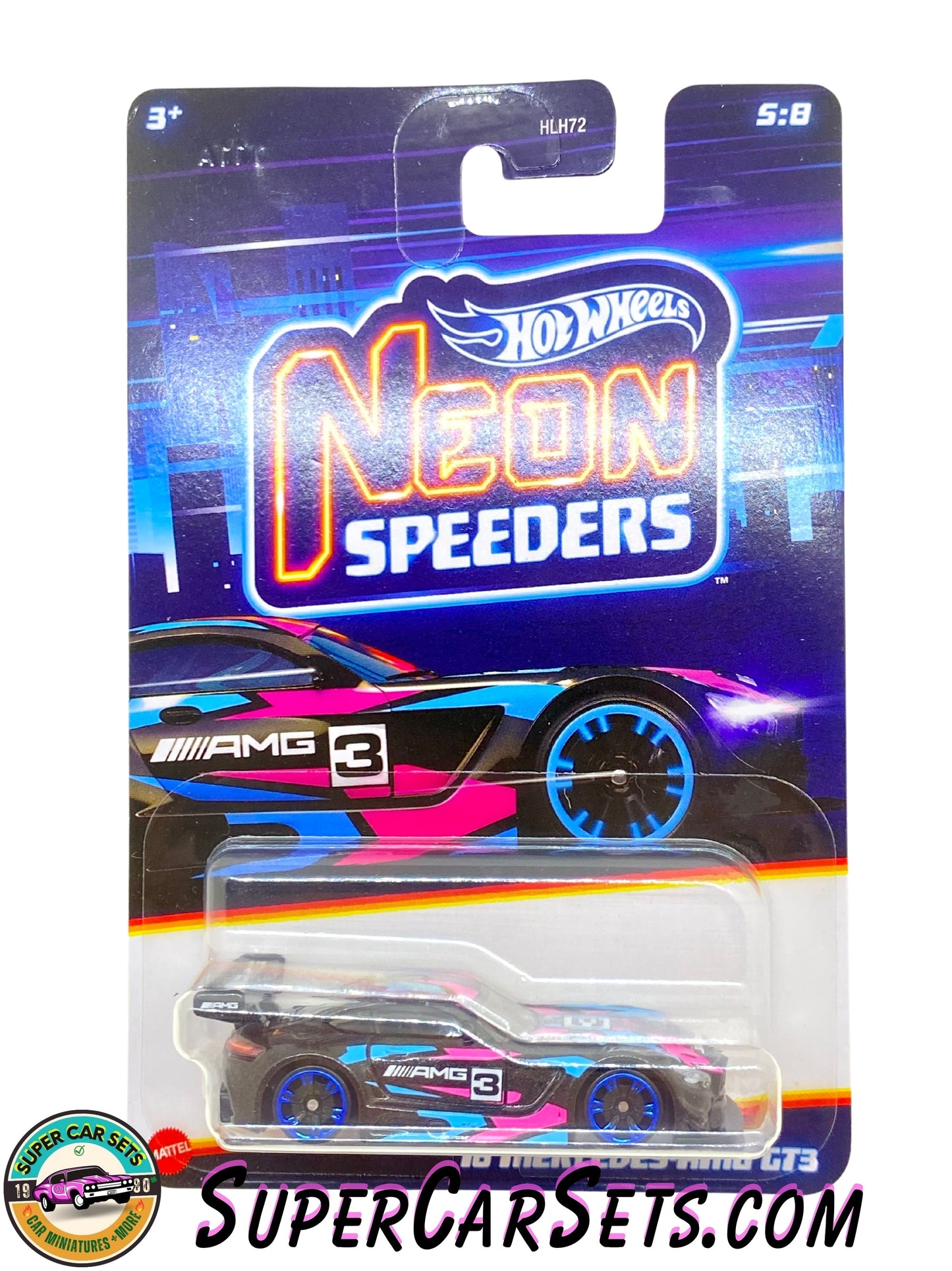 Hot Wheels Neon Speeders (5/8) - ’16 Mercedes-AMG GT3