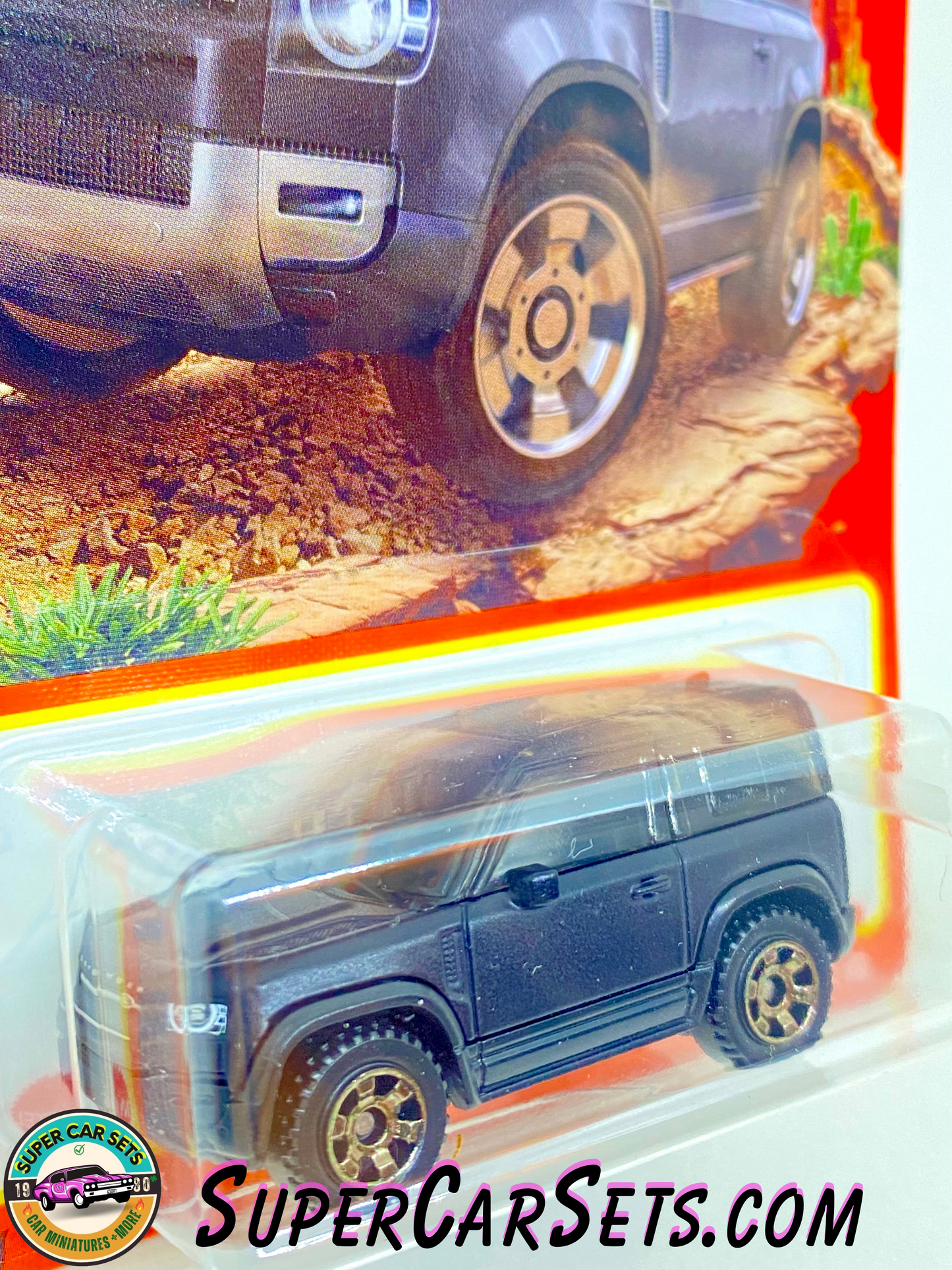 2020 Land Rover Defender 90 (black colour) (61/100) - Matchbox