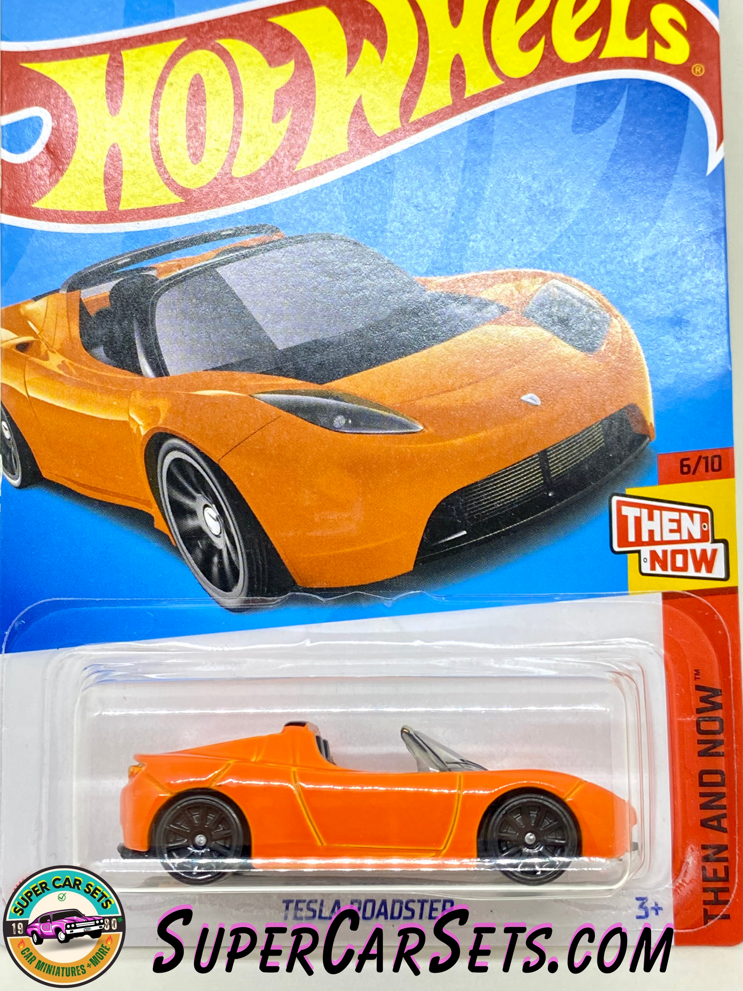 Tesla Roadster (orange colour) - Hot Wheels Then and Now - 2023 (6/10) (217/250)