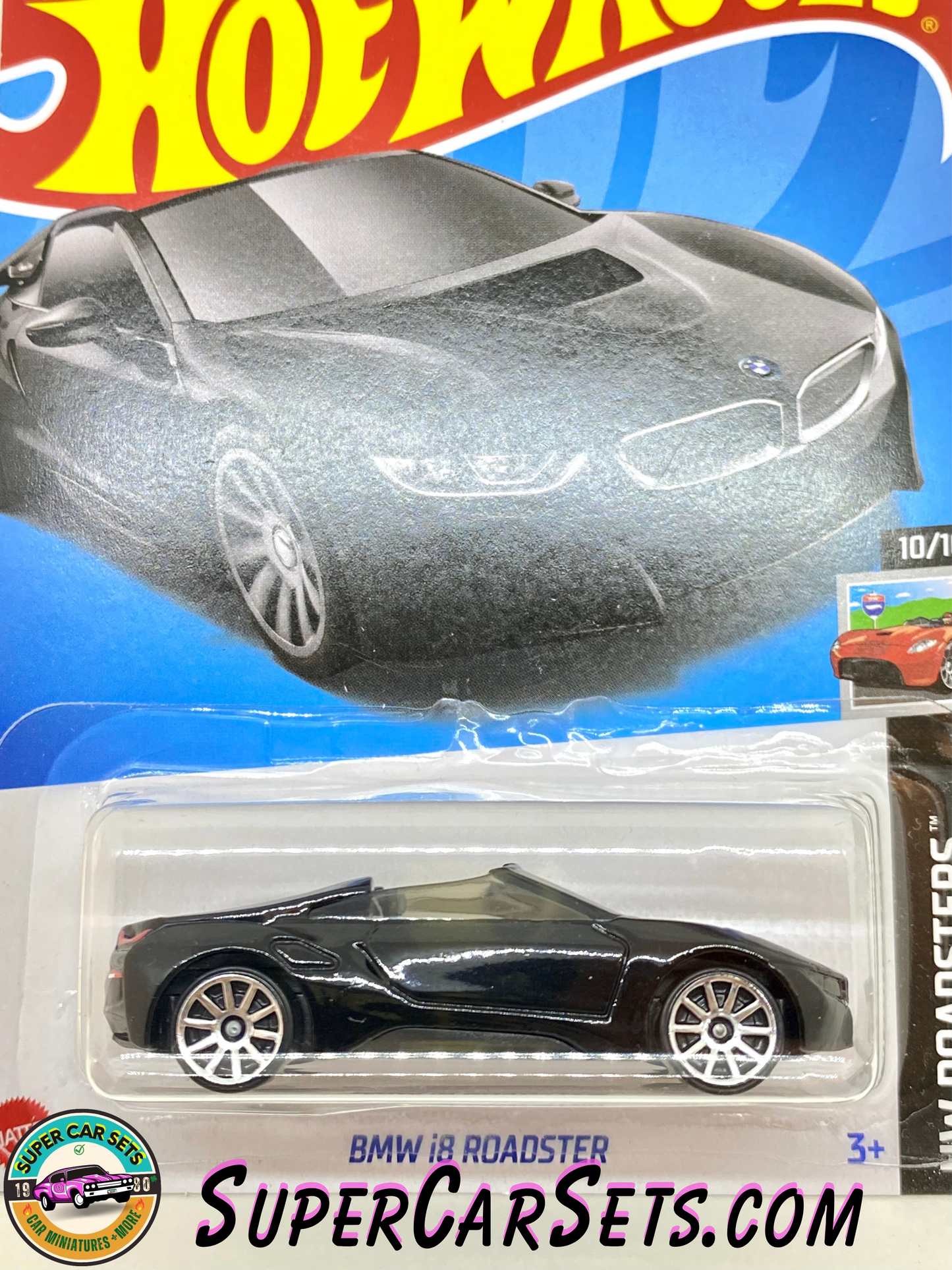 BMW i8 Roadster (black colour) - Hot Wheels HW Roadsters - 2023 (10/10) (156/250)