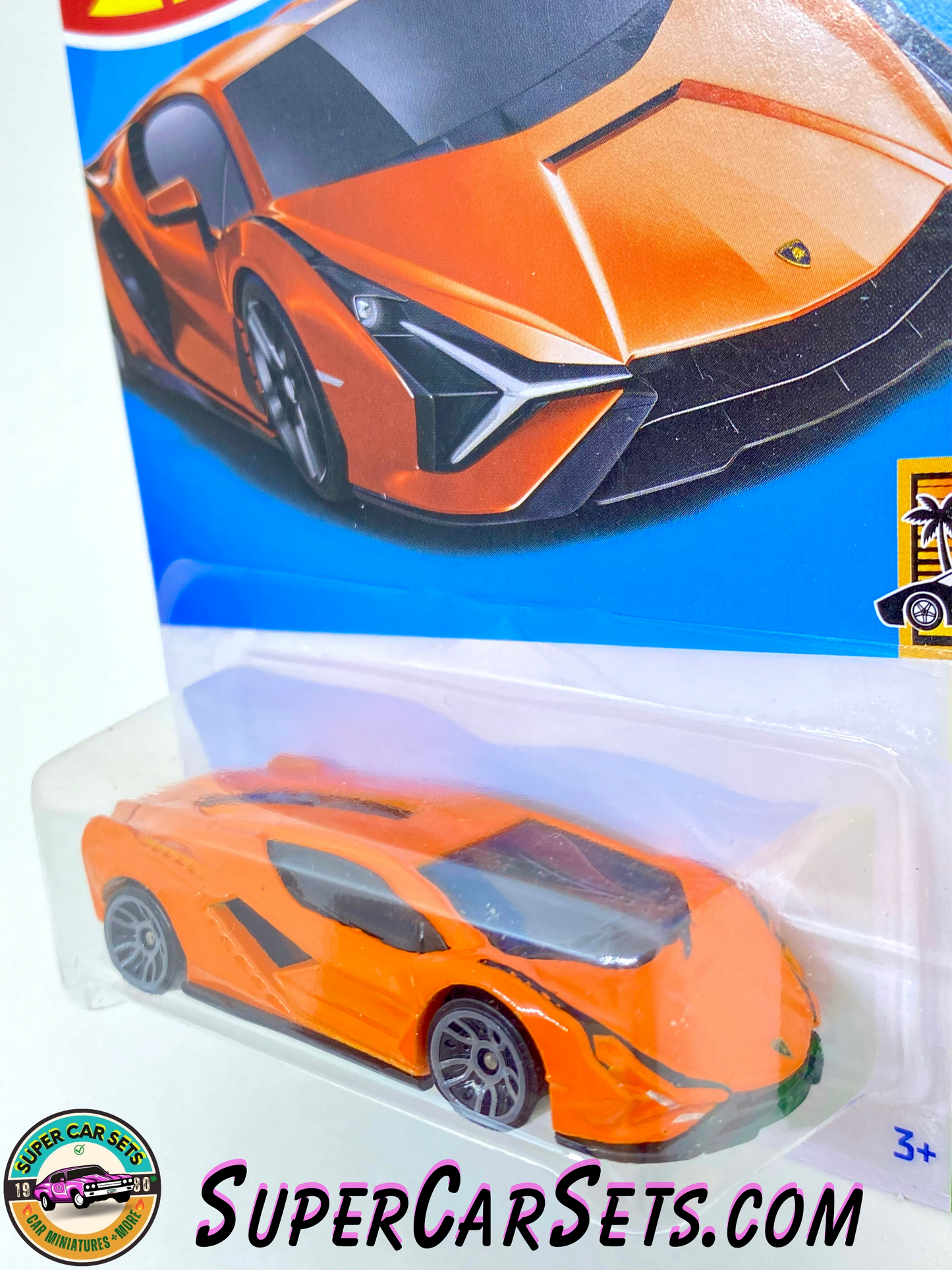 Lamborghini Sián FKP 37 - Hot Wheels HW Exotics 2023 (1/10) (163/250) (perfect car, but blister/card cracked)