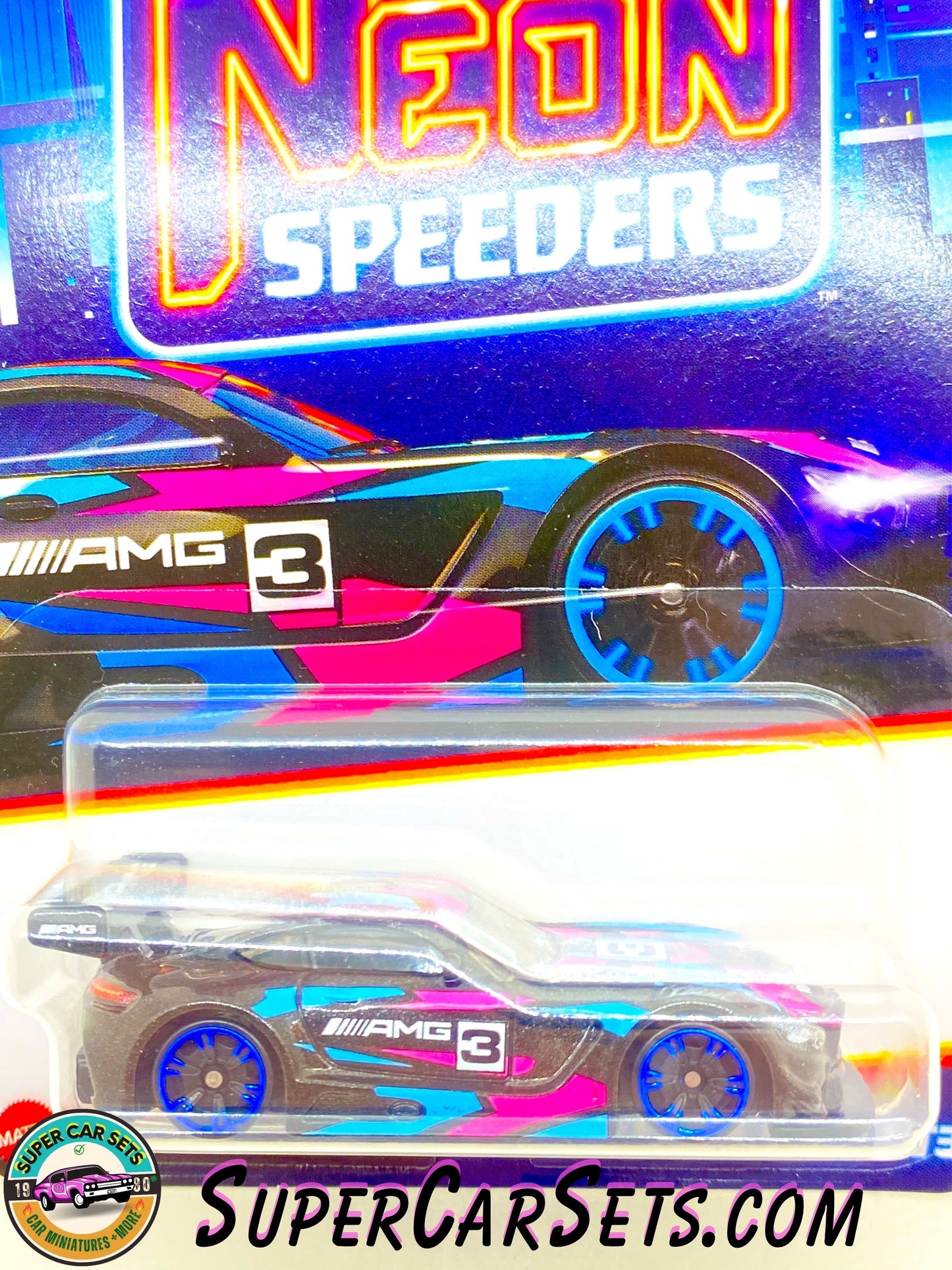 Hot Wheels Neon Speeders (5/8) - ’16 Mercedes-AMG GT3