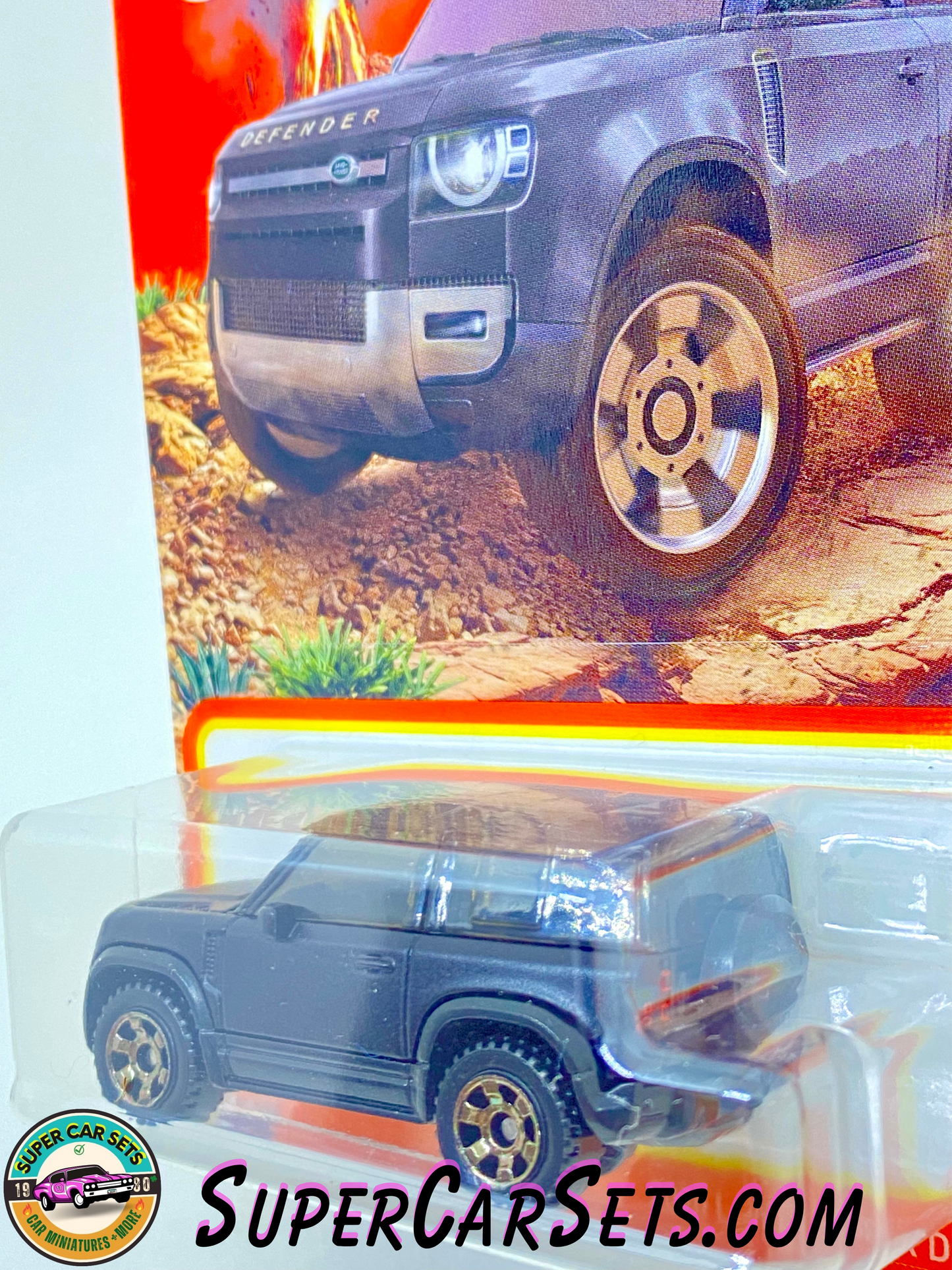 2020 Land Rover Defender 90 (black colour) (61/100) - Matchbox