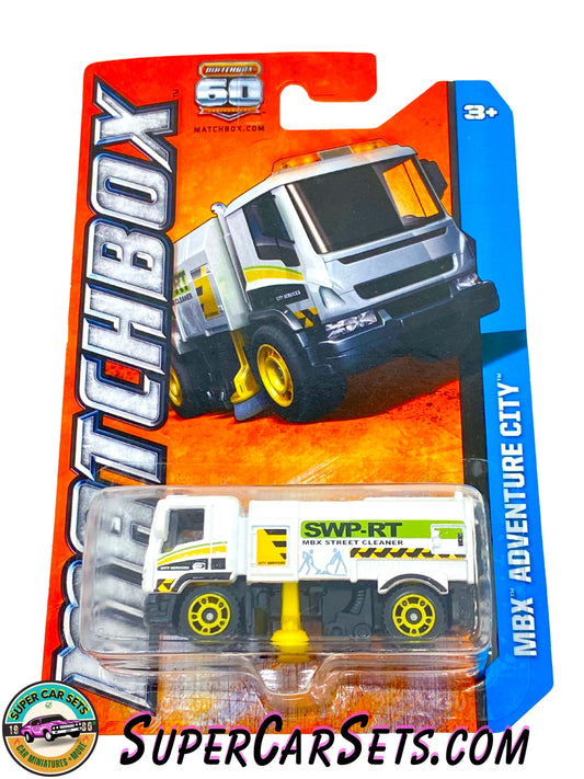 Mbx SWP (MBX Street Cleaner) (Y0962-0719) (Year launched 2013) - Matchbox MBX Adventure City 2013 (7/120)