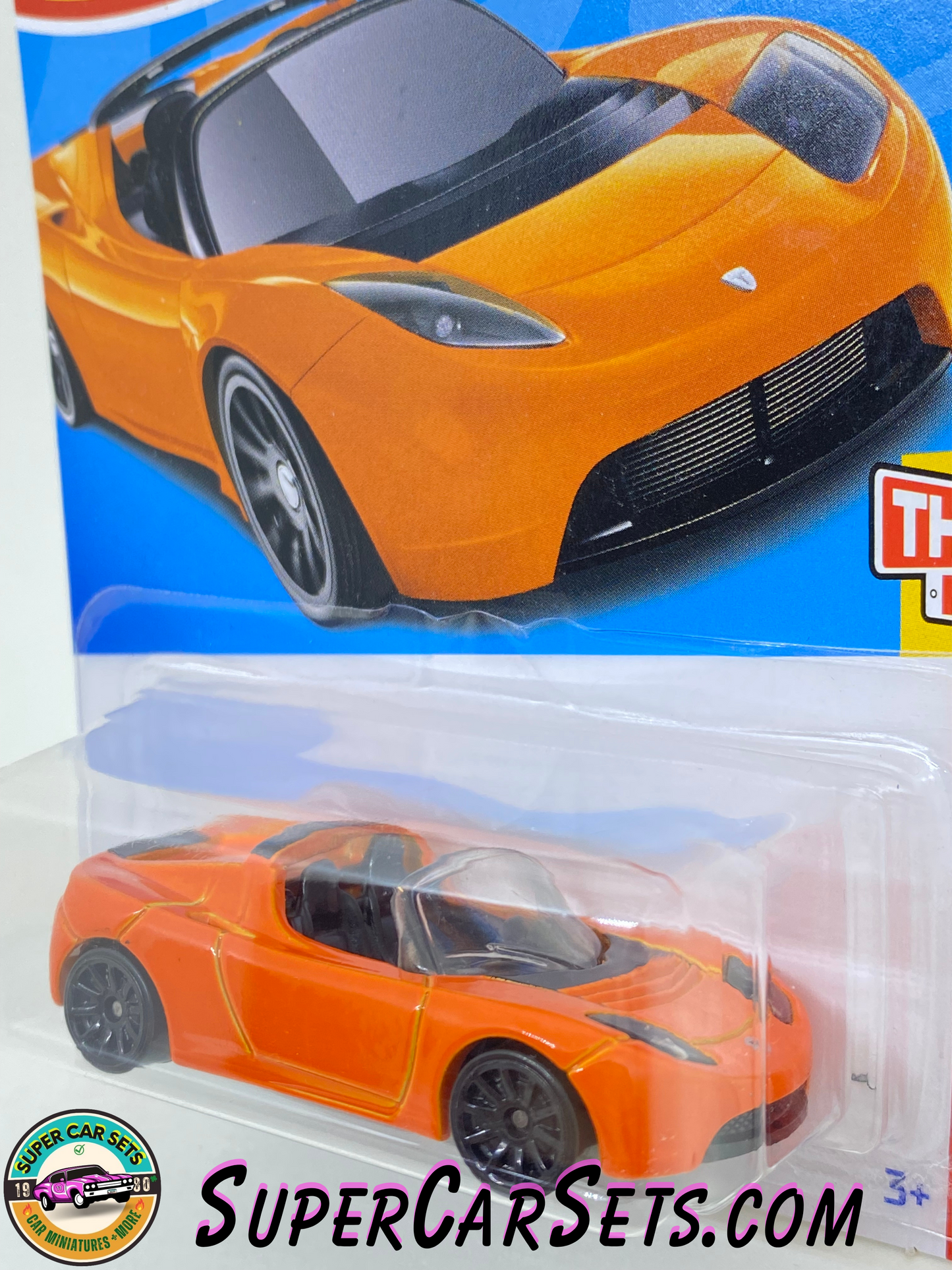 Tesla Roadster (orange colour) - Hot Wheels Then and Now - 2023 (6/10) (217/250)