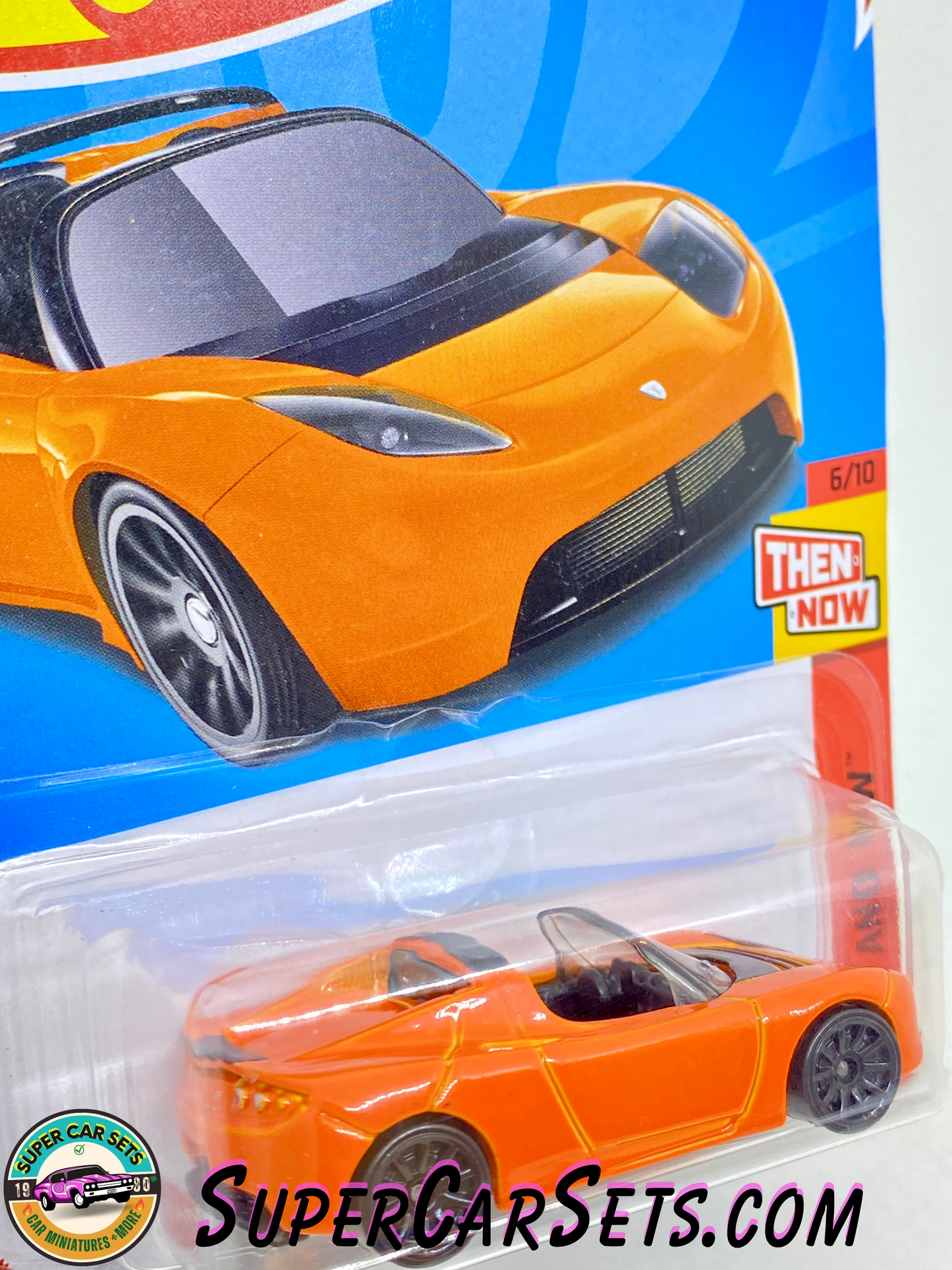 Tesla Roadster (orange colour) - Hot Wheels Then and Now - 2023 (6/10) (217/250)