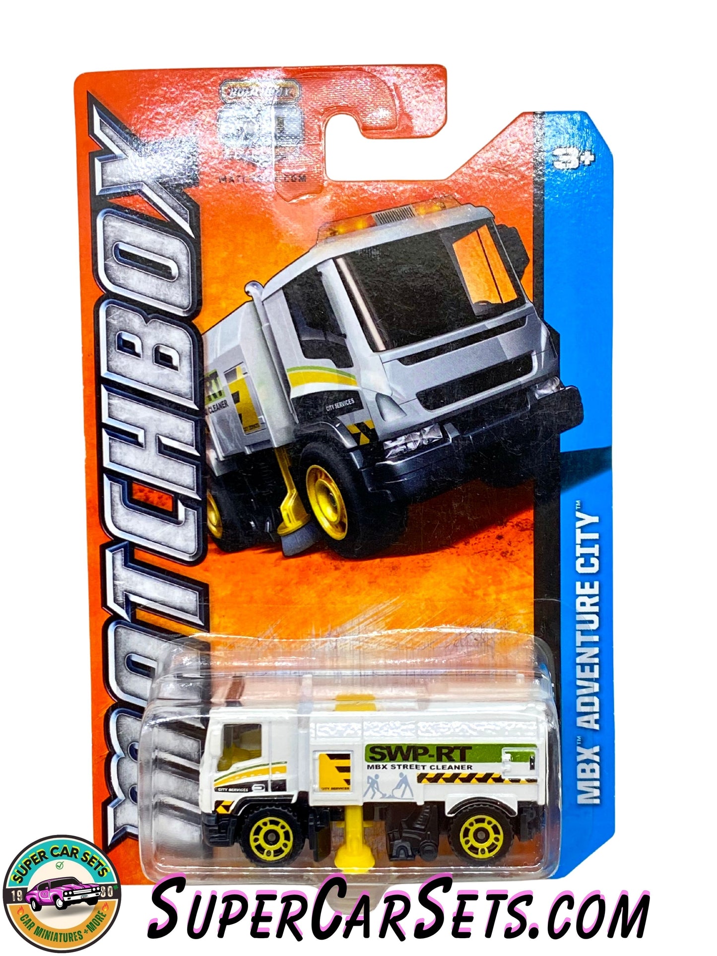 Mbx SWP (MBX Street Cleaner) (Y0962-0719) (Year launched 2013) - Matchbox MBX Adventure City 2013 (7/120)