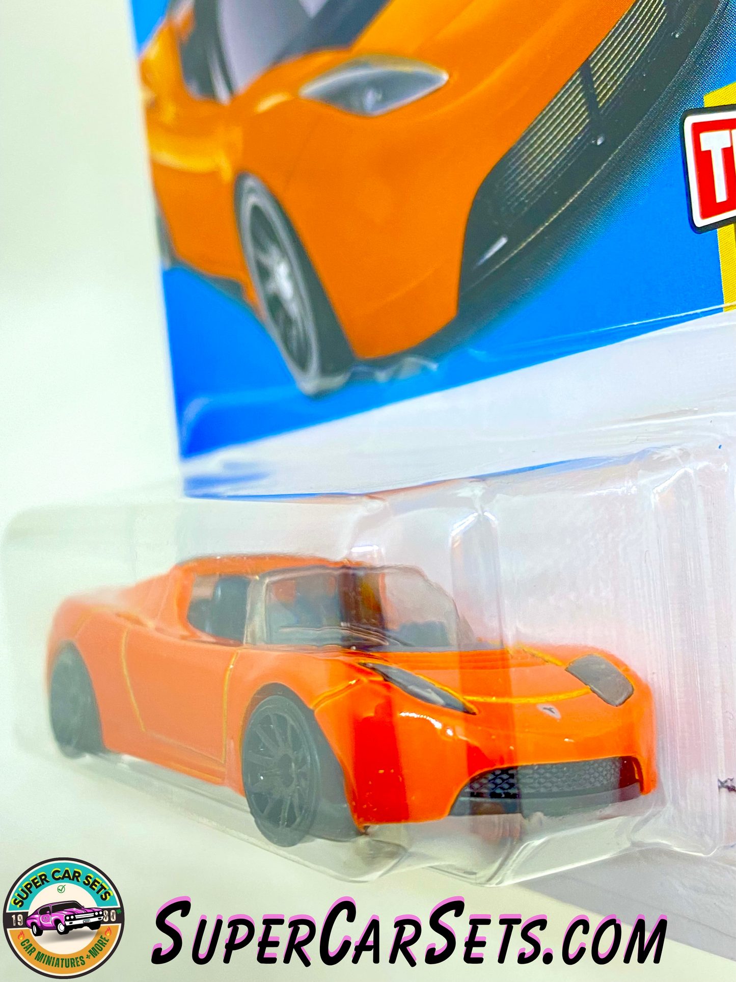 Tesla Roadster (orange colour) - Hot Wheels Then and Now - 2023 (6/10) (217/250)