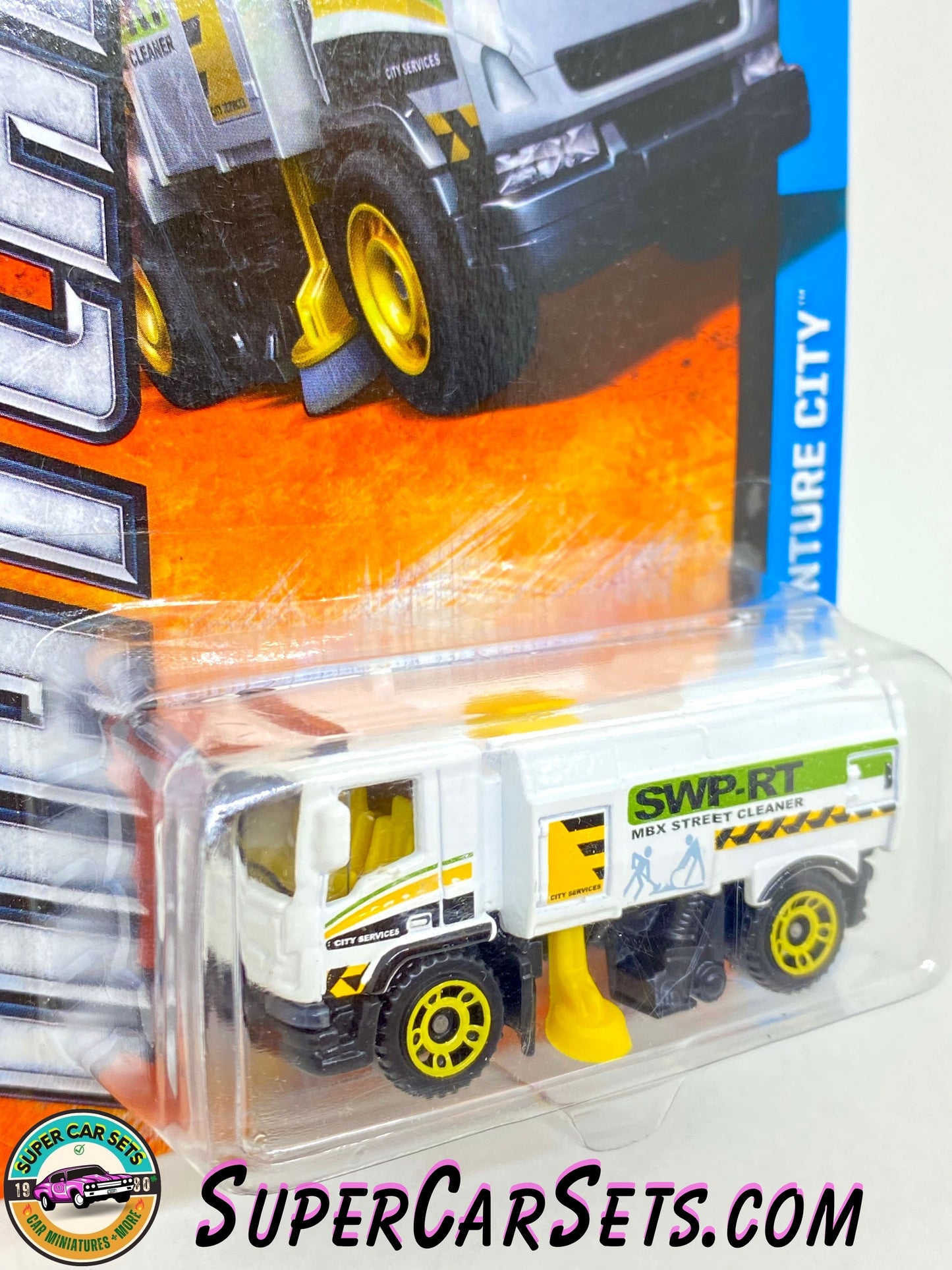 Mbx SWP (MBX Street Cleaner) (Y0962-0719) (Year launched 2013) - Matchbox MBX Adventure City 2013 (7/120)