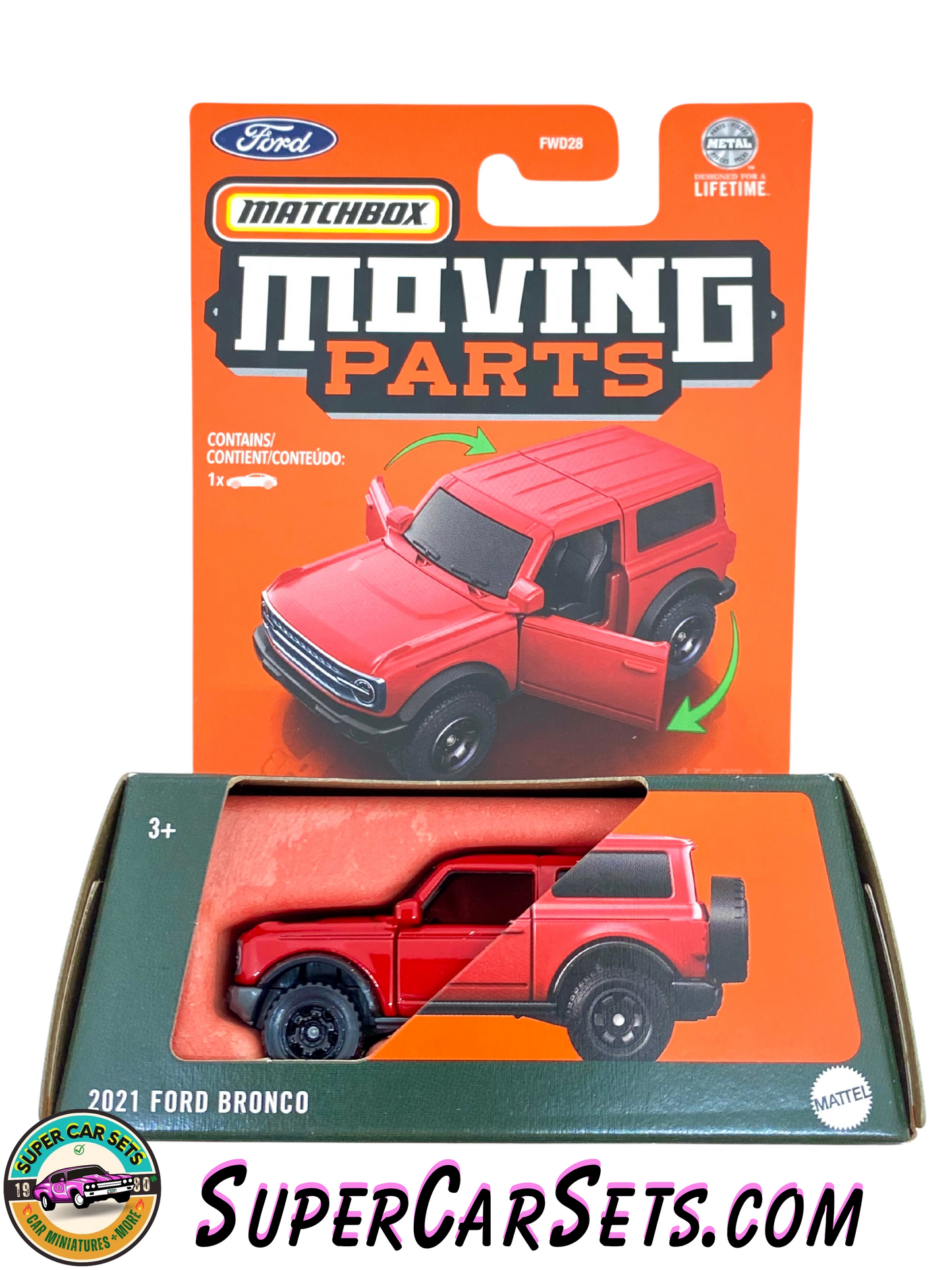 2021 Ford Bronco (red colour) - Matchbox Moving Parts