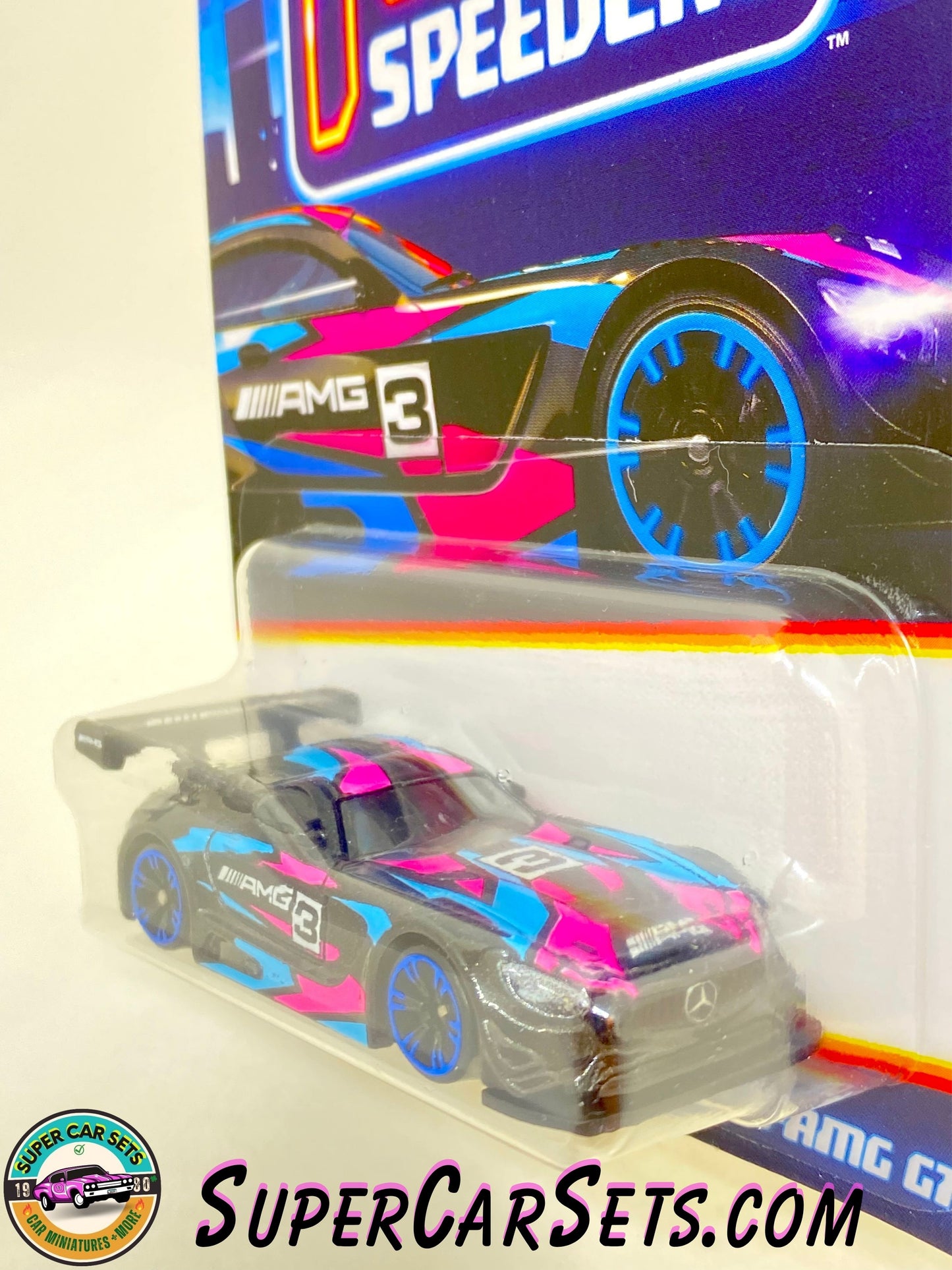 Hot Wheels Neon Speeders (5/8) - ’16 Mercedes-AMG GT3