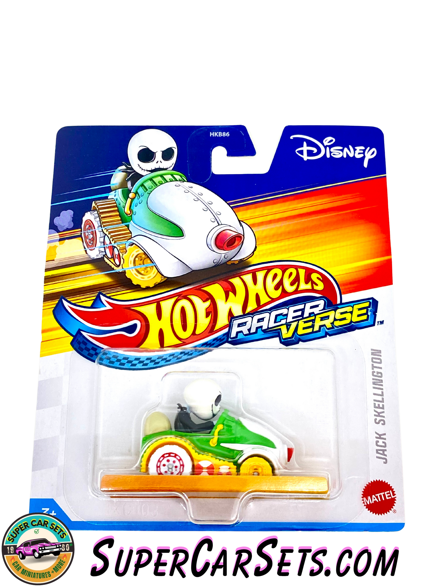 Hot Wheels Racer Verse Jack Skellington (card slightly bent)