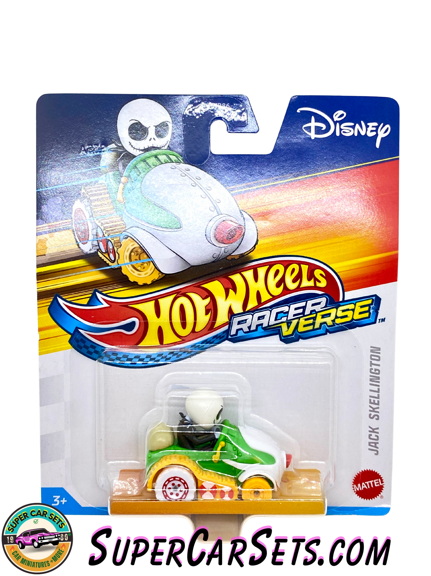 Hot Wheels Racer Verse Jack Skellington (card slightly bent)