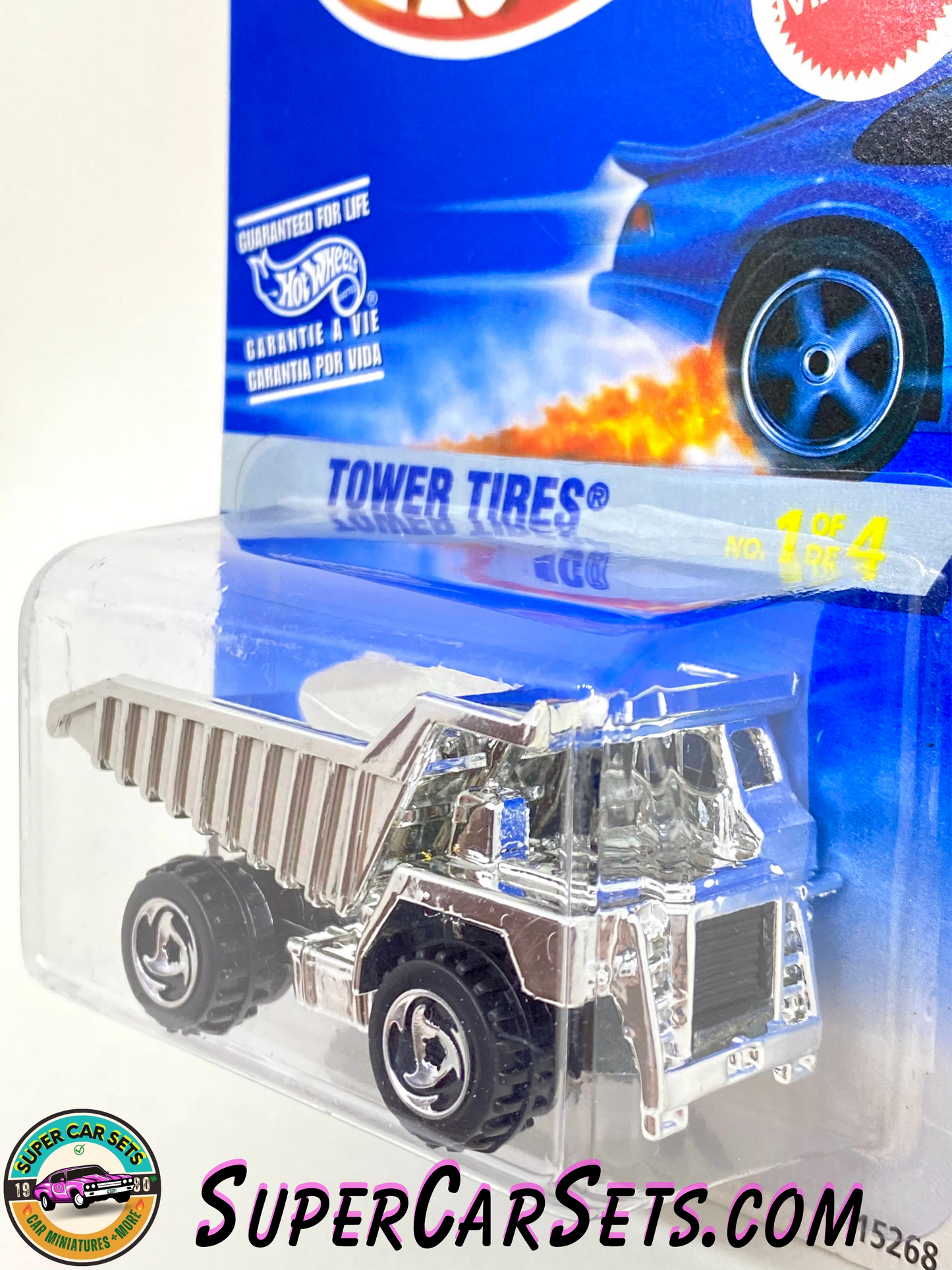 Hot Wheels (VINTAGE) (Year launched 1996) - Tower Tires (1/4) Dump Truck (#15268)