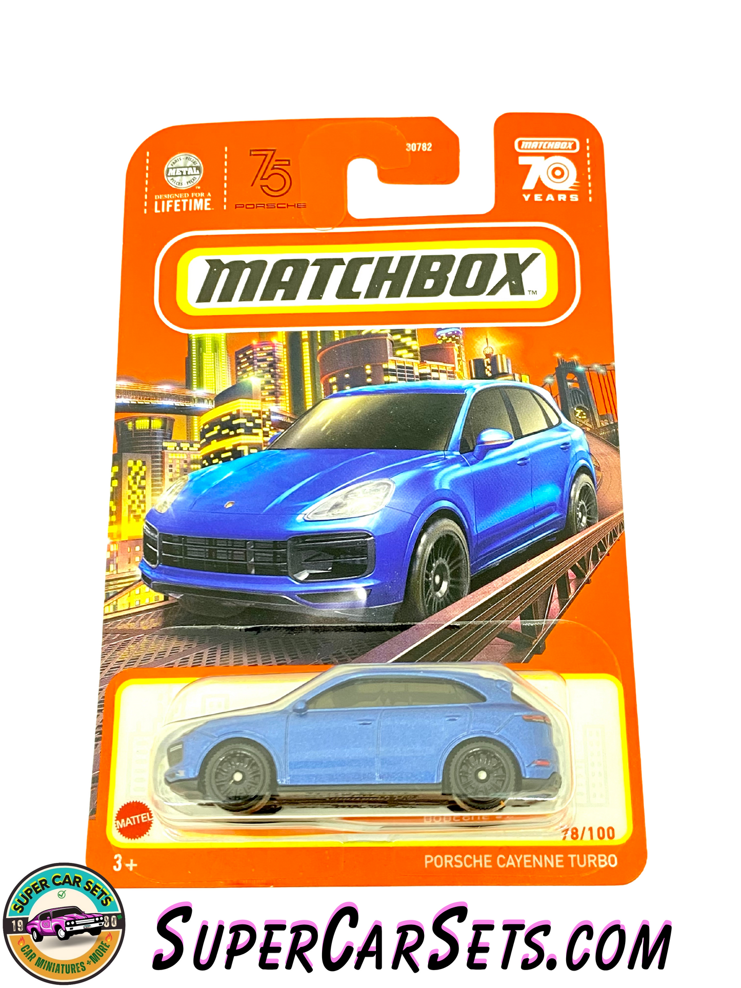 Porsche Cayenne Turbo (blue colour) (78/100)  - Matchbox