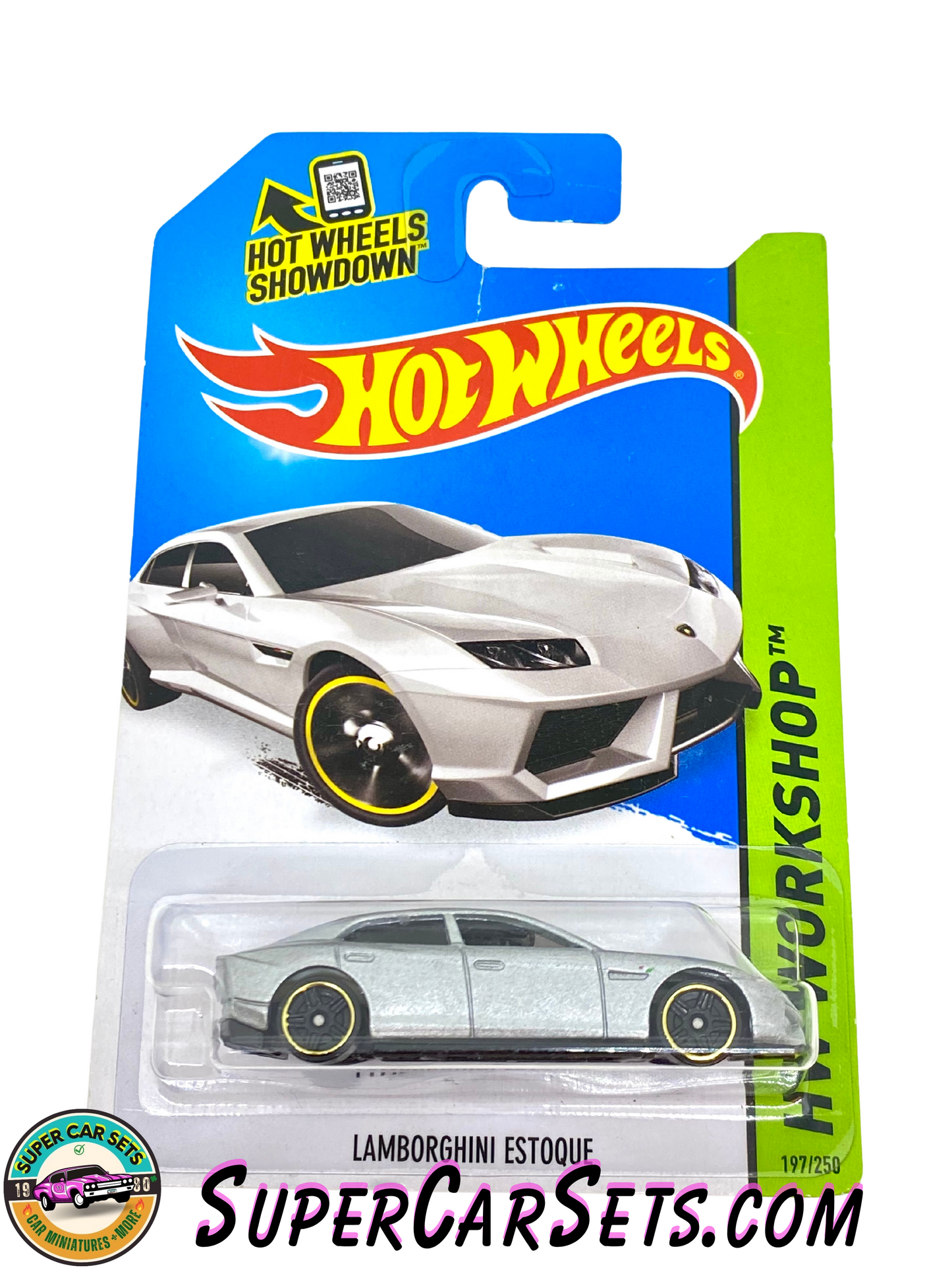 Hot Wheels HW Workshop - 2015 (197/250) - Lamborghini Estoque (card slightly damaged)