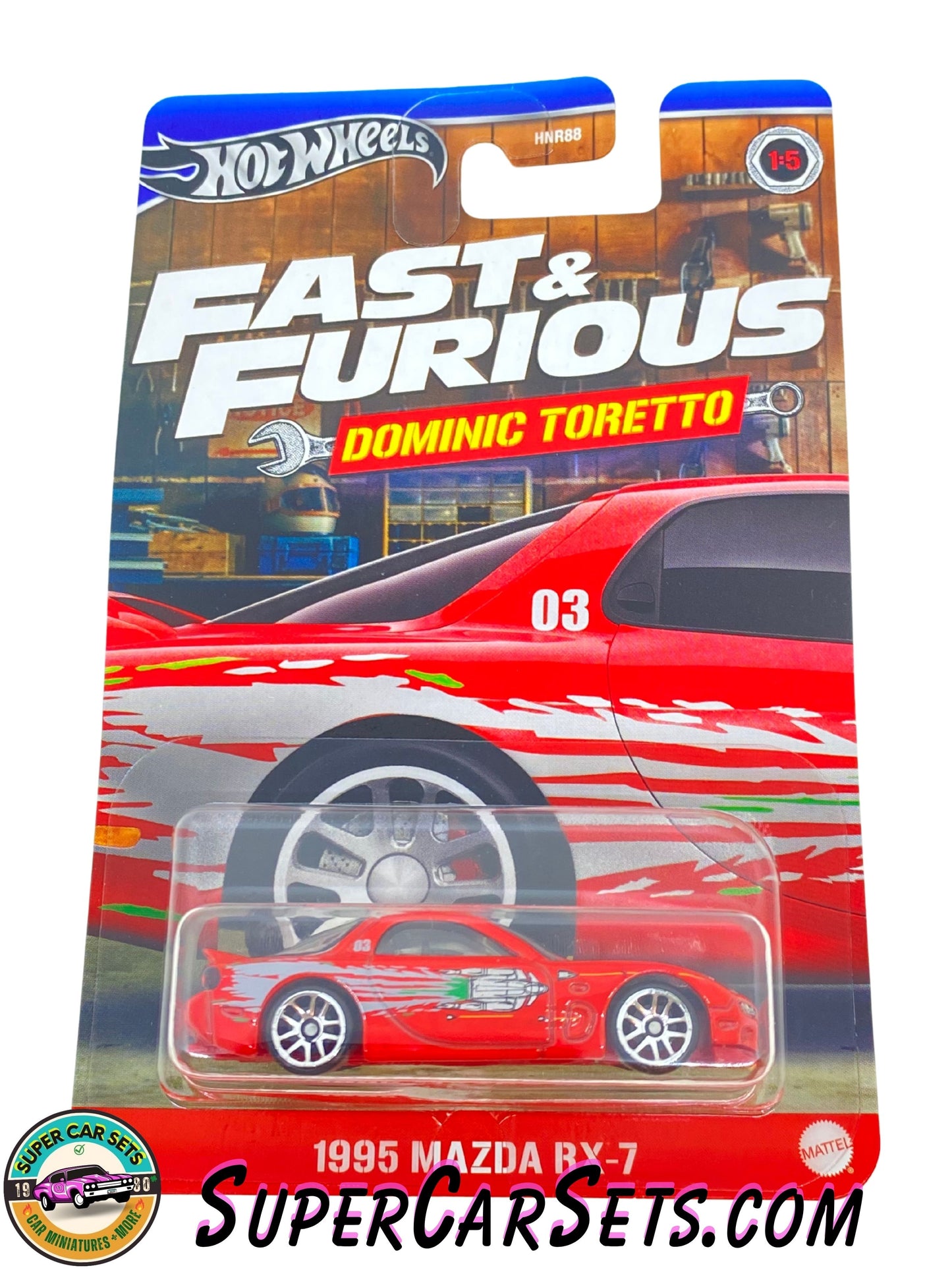 1995 Mazda RX-7 - Hot Wheels Fast and Furious 2024 (Dominic Toretto) (1/5)