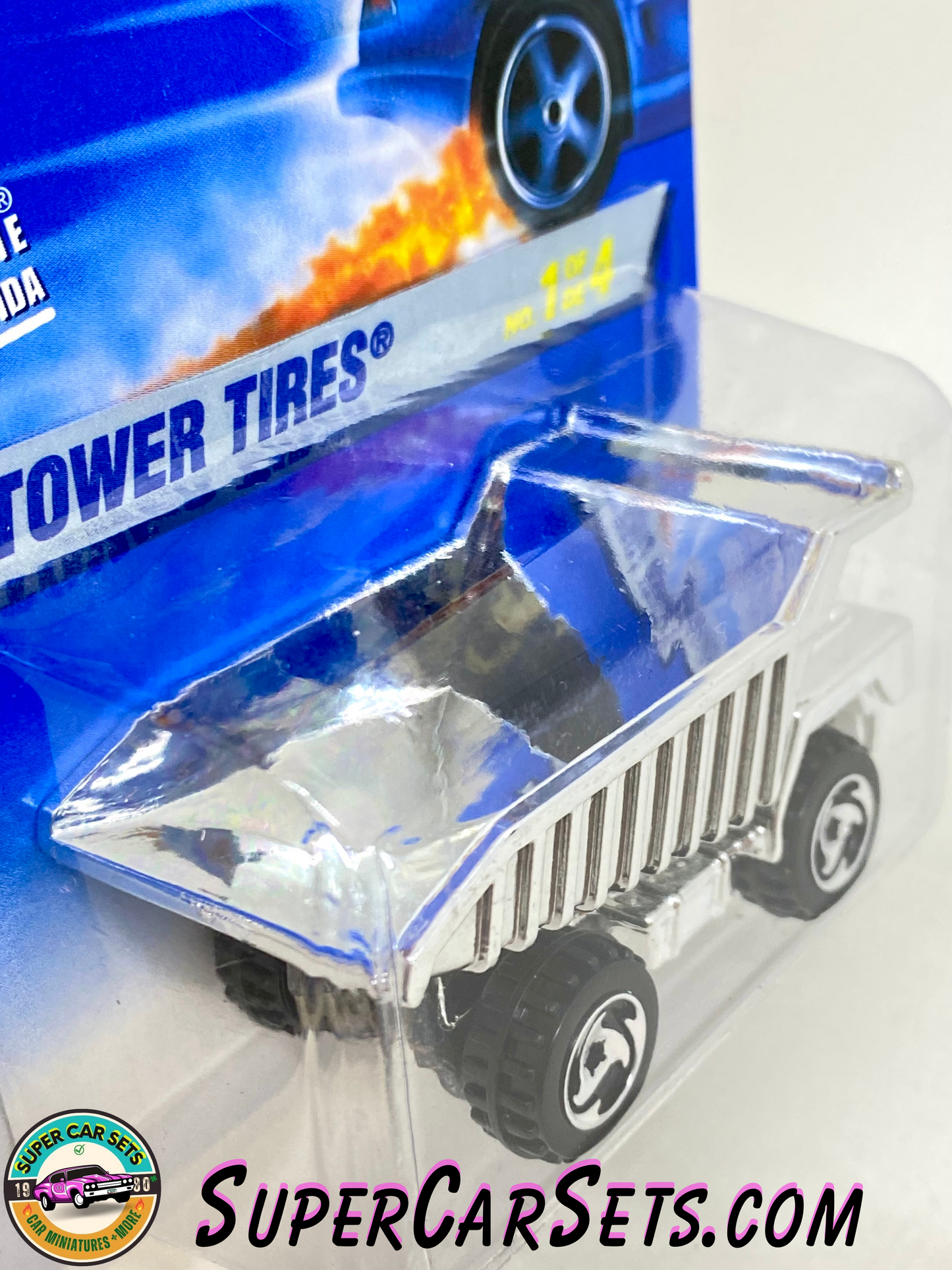 Hot Wheels (VINTAGE) (Year launched 1996) - Tower Tires (1/4) Dump Truck (#15268)