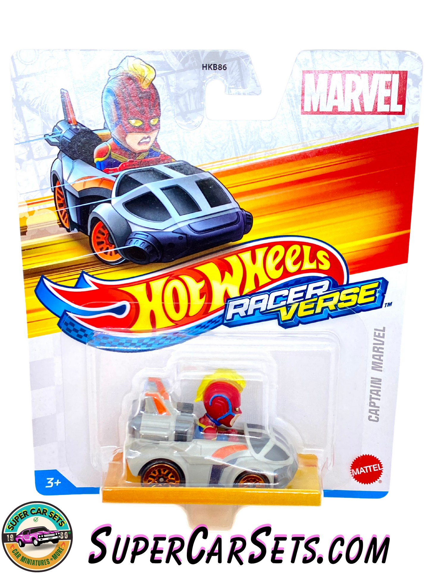 Hot Wheels Racer Verse Captain Marvel